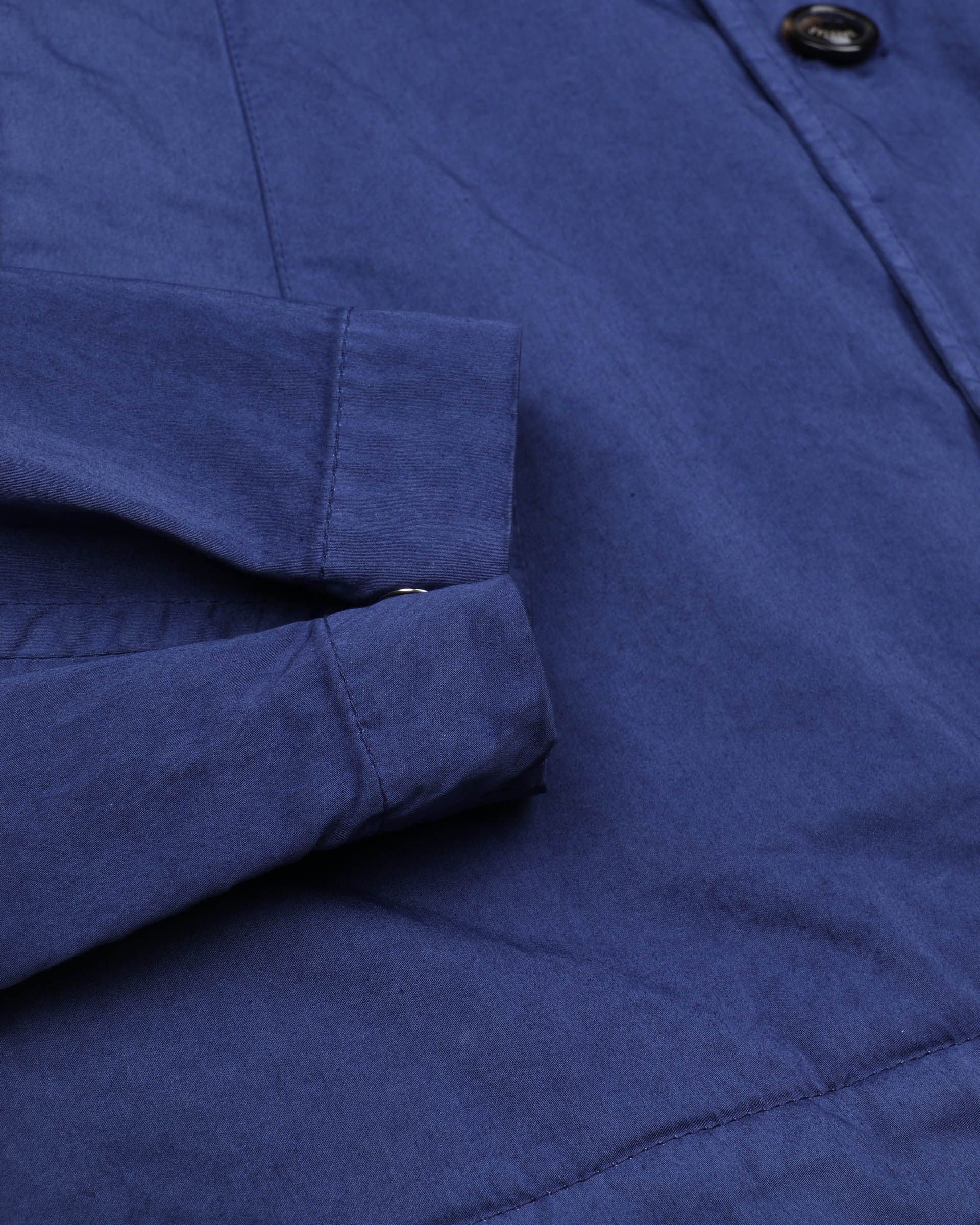 Coach jacket Ted in cotone-nylon, sfoderata. Blu - Nautico