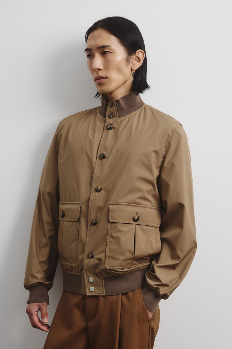 Valstarino Tascabile in microfibra 3 layer waterproof. Marrone - Avana