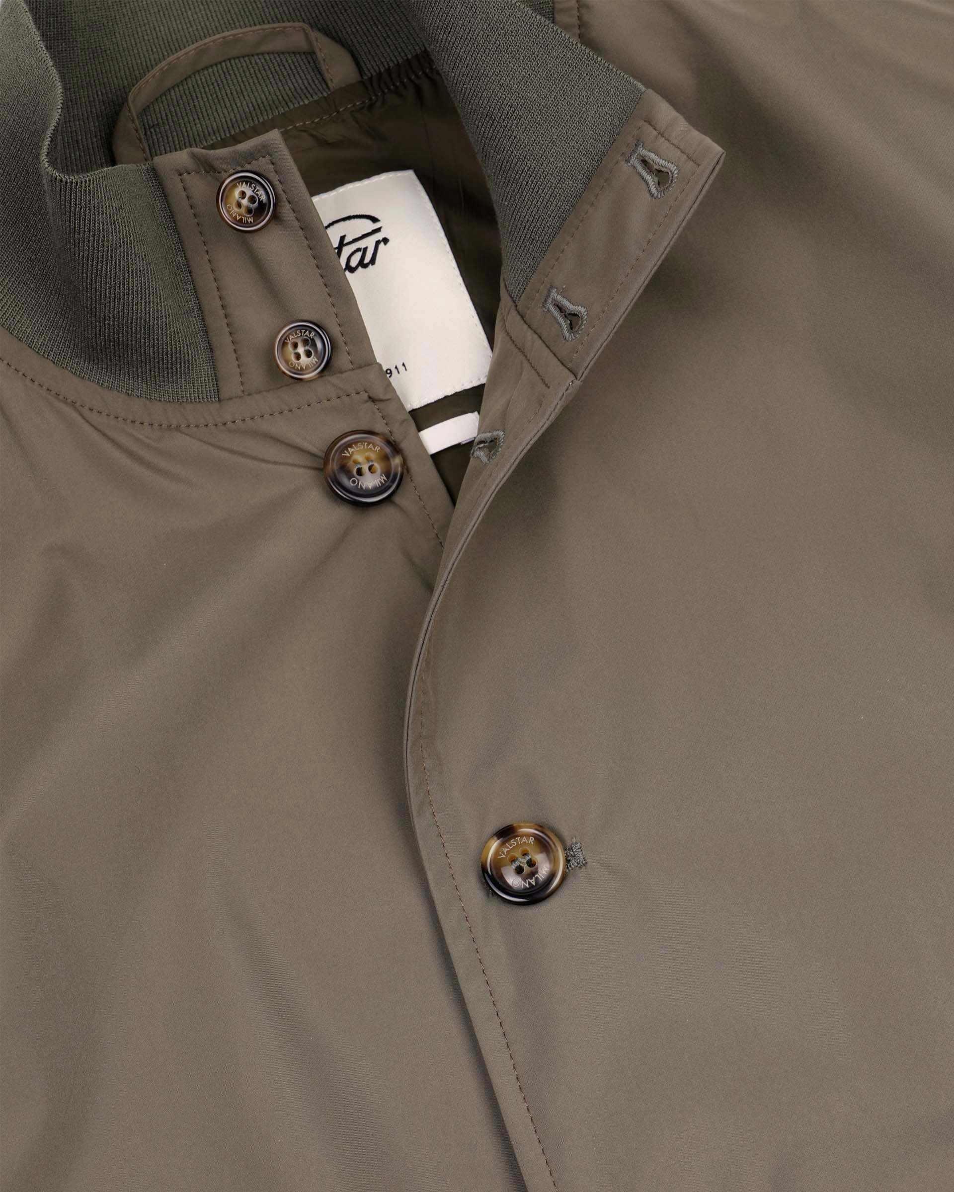 Packable Valstarino in 3 layer microfiber, waterproof. Green - Cappero
