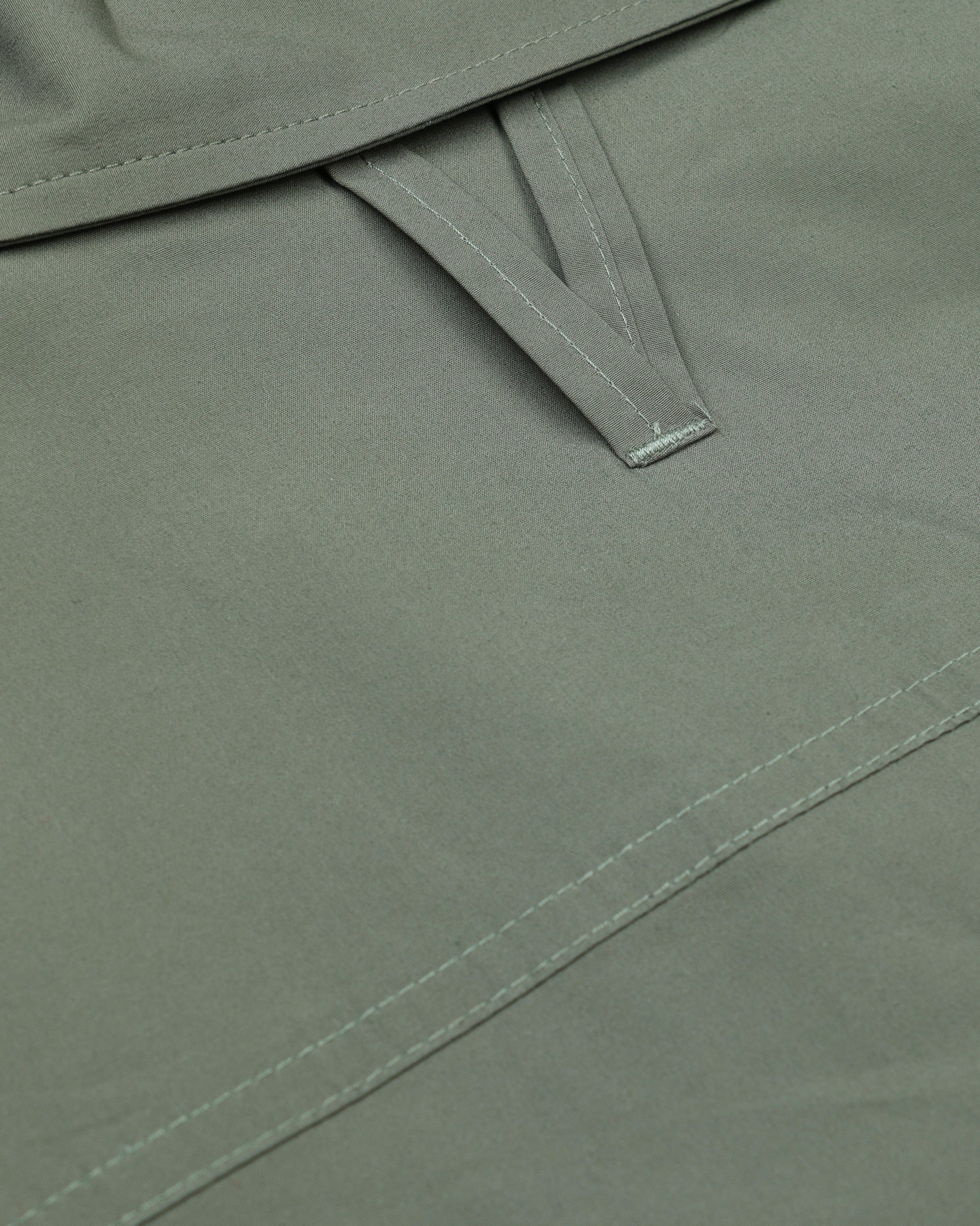 UOMO- OVERSHIRT JACKET CON BOTTONI IN TESSUTO POPELINE STRETCH, SFODERATO - Frantoio