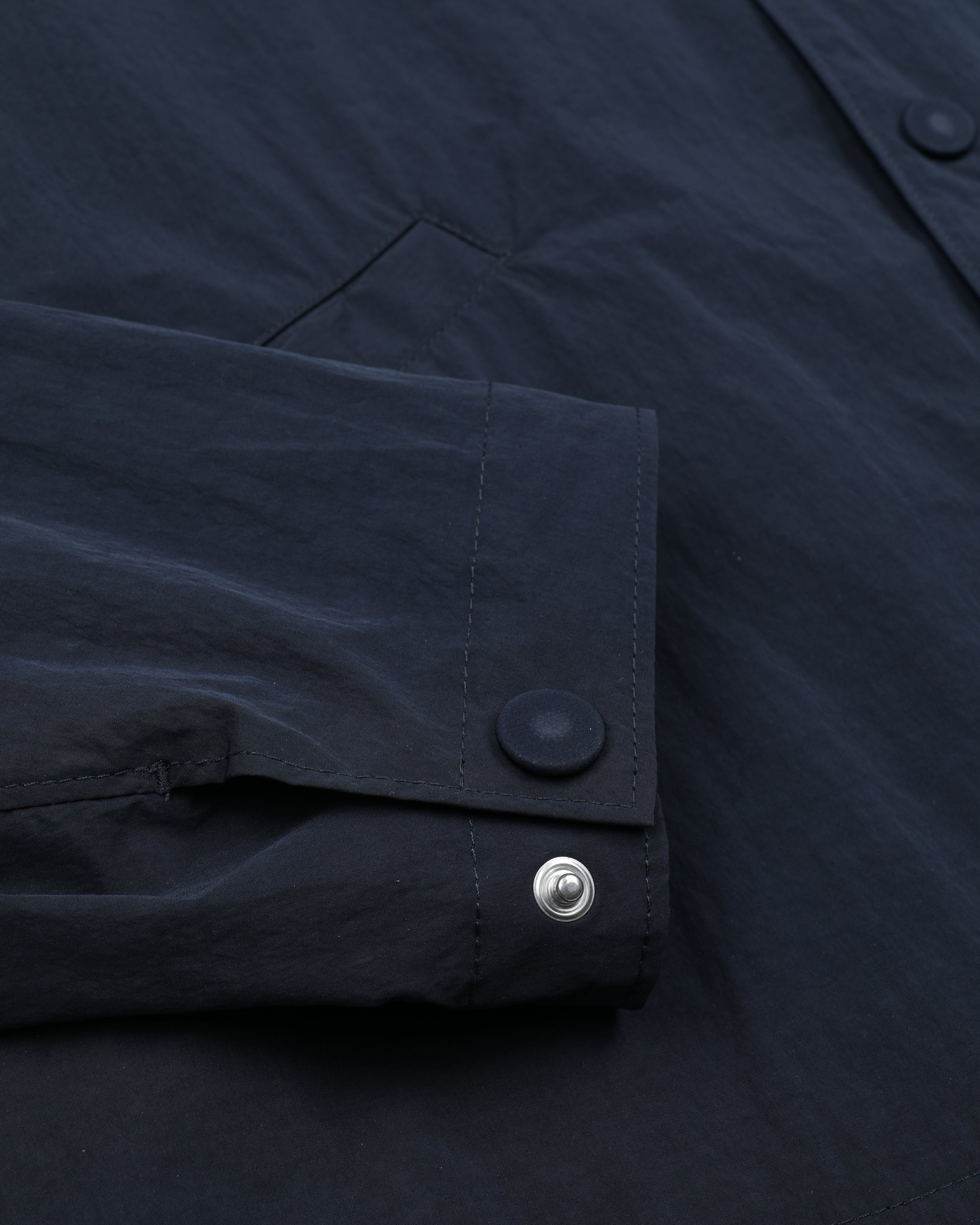 UOMO- COACH JACKET CON BOTTONI A PRESSIONE IN TESSUTO COTONE/NYLON MANOPESCA WR, SFODERATA - Navy