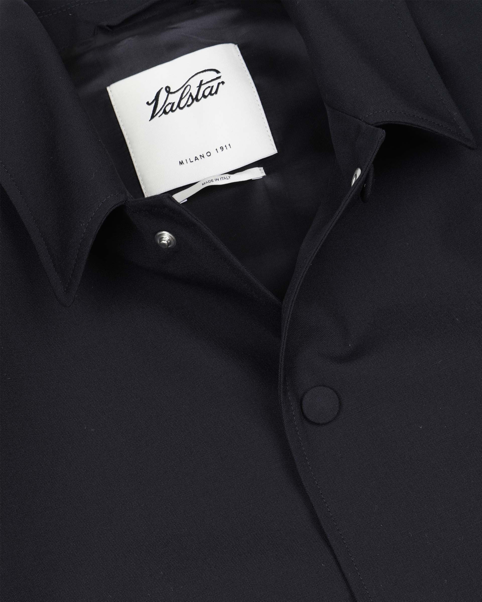 UOMO- COACH JKT CON BOTTONI A PRESSIONE IN TESSUTO FRESCO LANA 2 PLY IN PURA LANA VERGINE, CARRE INTERNO E MANICHE FODERATE - Navy