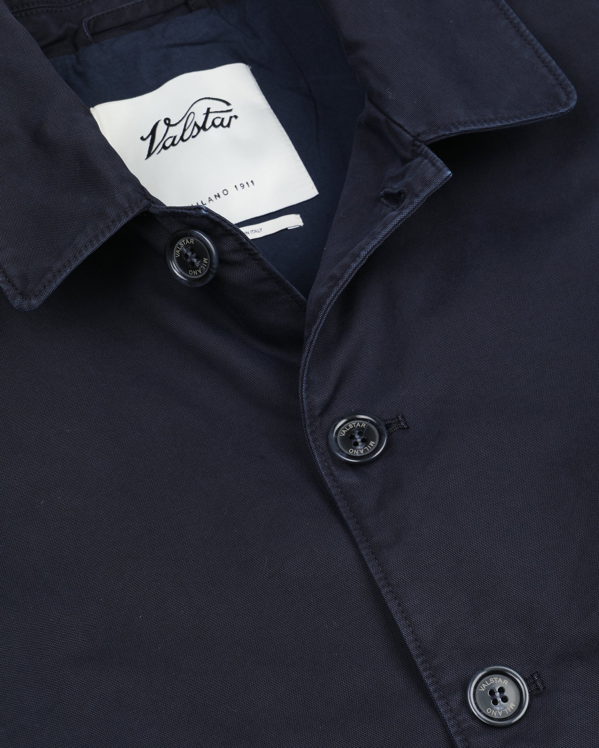 Giubbotto Nils in canvas di cotone manopesca - Blu