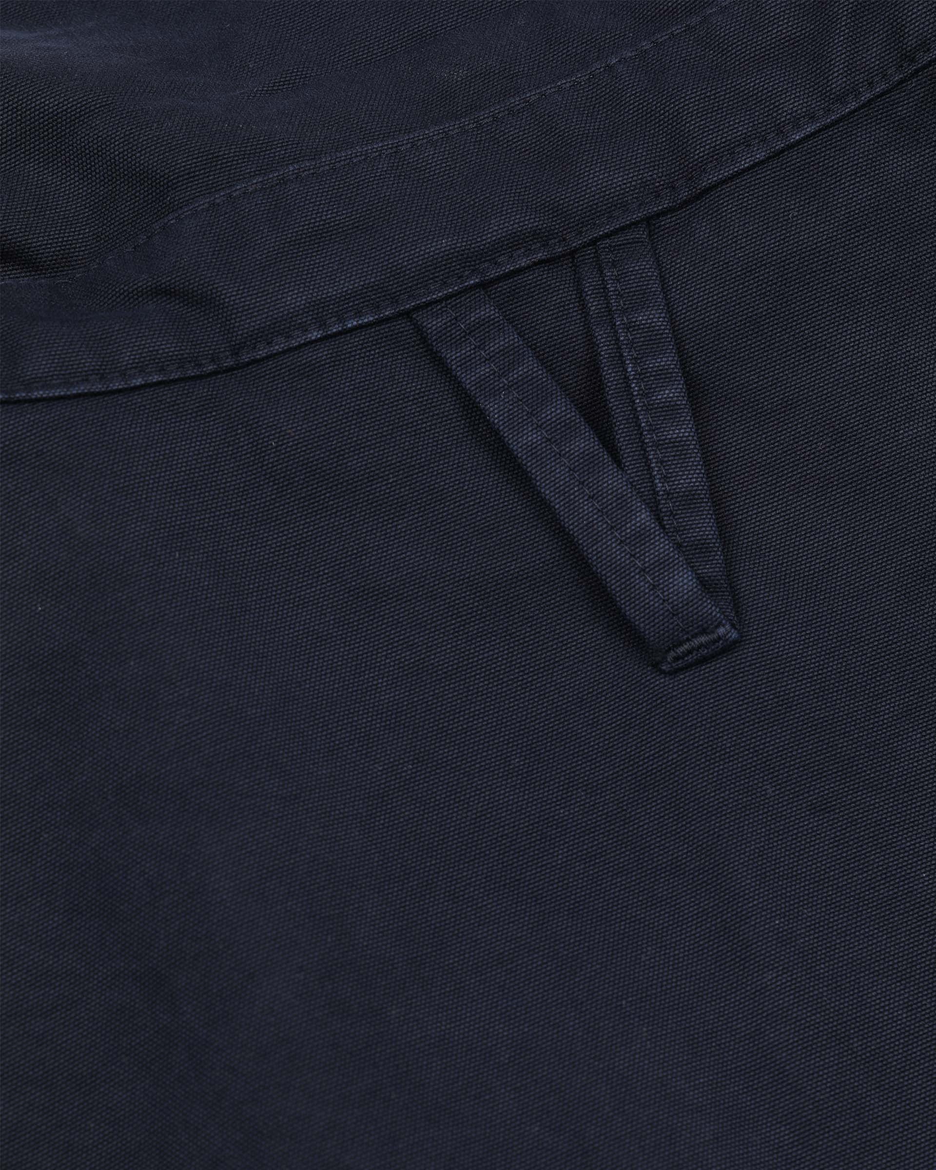 UOMO- GIUBBOTTO CON ZIP E TASCHE A TOPPA, IN TESSUTO CANVAS DI COTONE, SFODERATO, TINTO CAPO - Blu