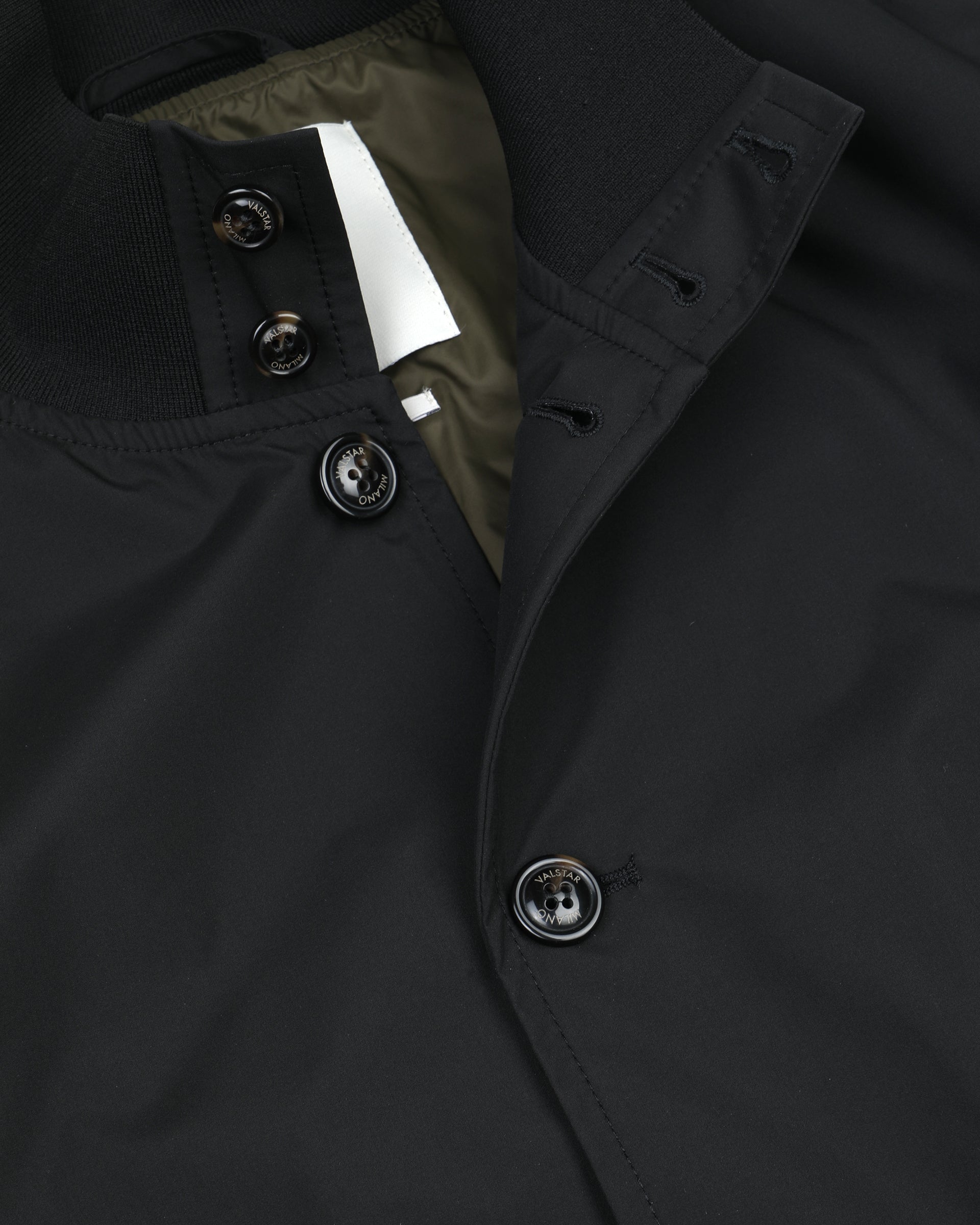Giubbotto Valstarino Tascabile in microfibra accoppiata a 3 strati waterproof. Nero - Black