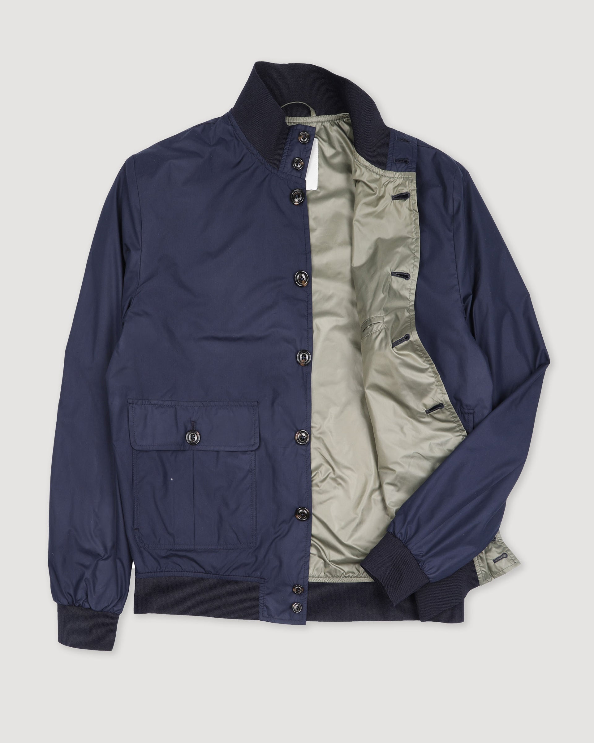 Packable Valstarino jacket in water repellent technical microfiber fab