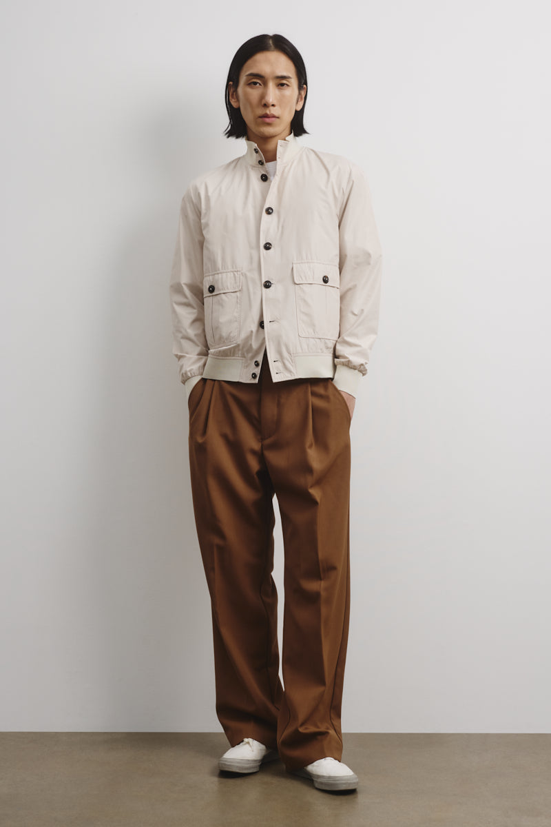 GIUBBOTTO VALSTARINO TASCABILE, FODERATO, TESSUTO OPACO WR ULTRALEGGERO - Ivory