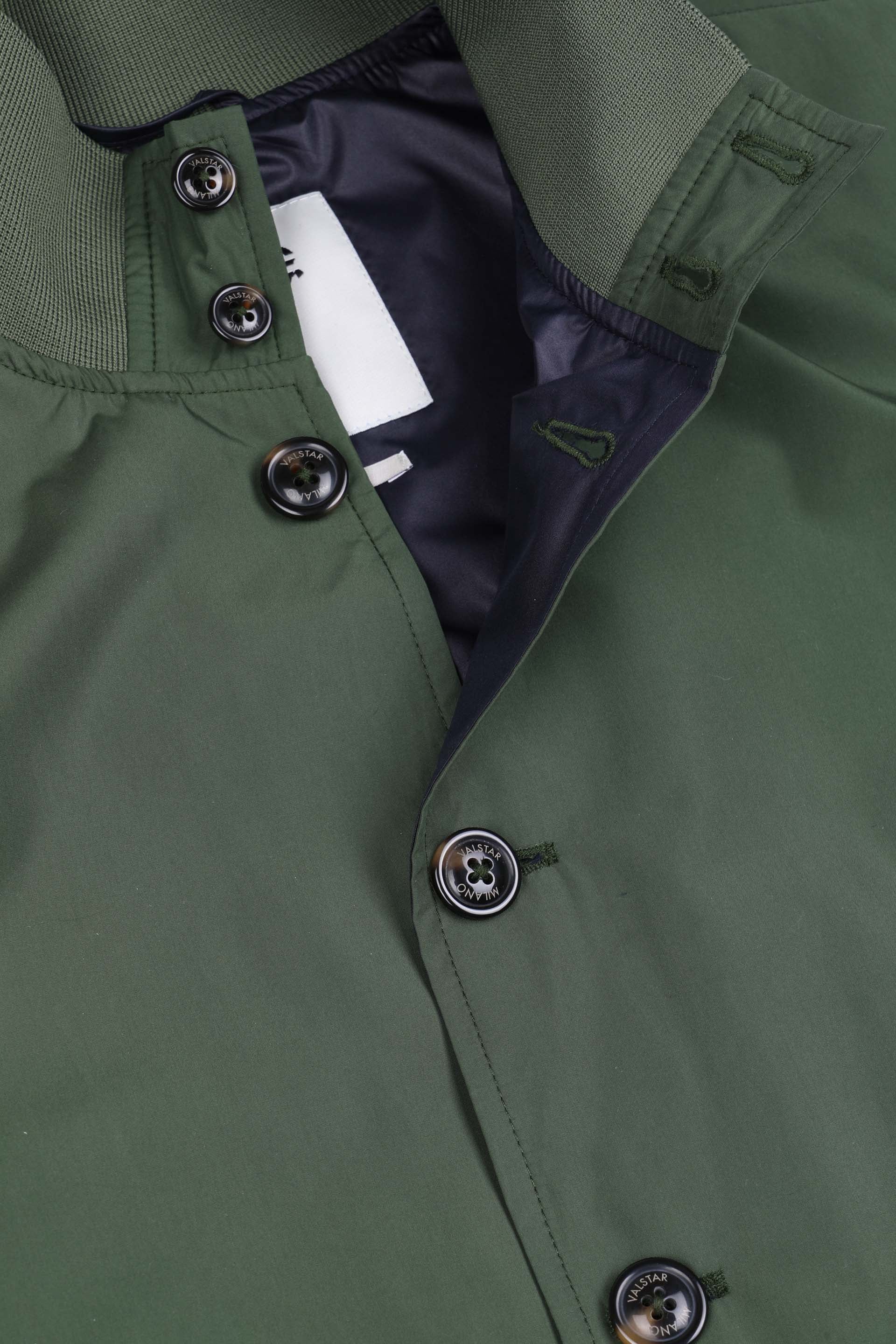 GIUBBOTTO VALSTARINO TASCABILE, FODERATO, TESSUTO OPACO WR ULTRALEGGERO - Military green