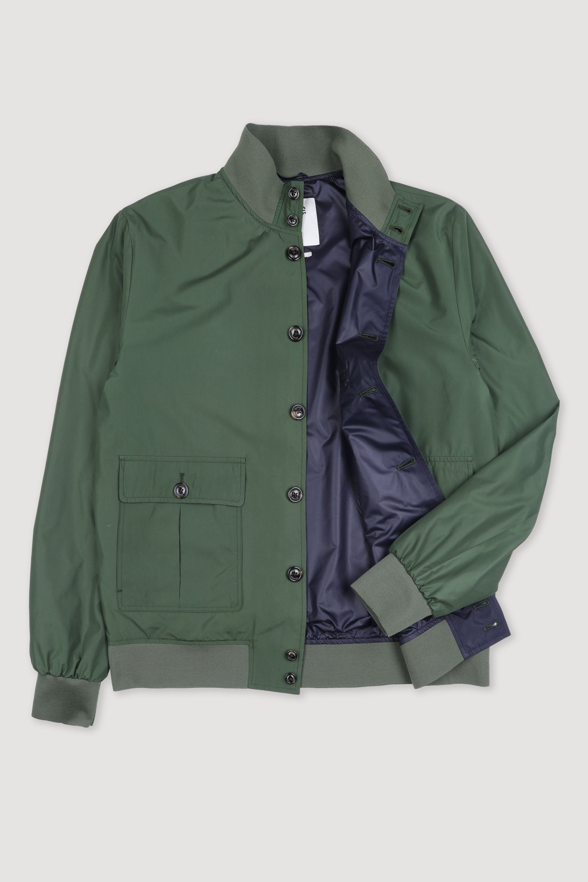 GIUBBOTTO VALSTARINO TASCABILE, FODERATO, TESSUTO OPACO WR ULTRALEGGERO - Military green
