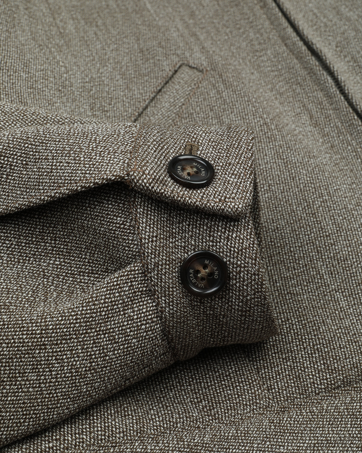 Giubbotto bomber Stan in tessuto cover inglese in pura lana, foderato. Beige - Beige
