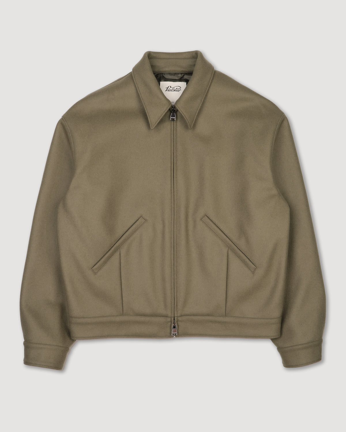 Giubbotto bomber Stan in panno di misto lana, foderato. Verde - Cappero