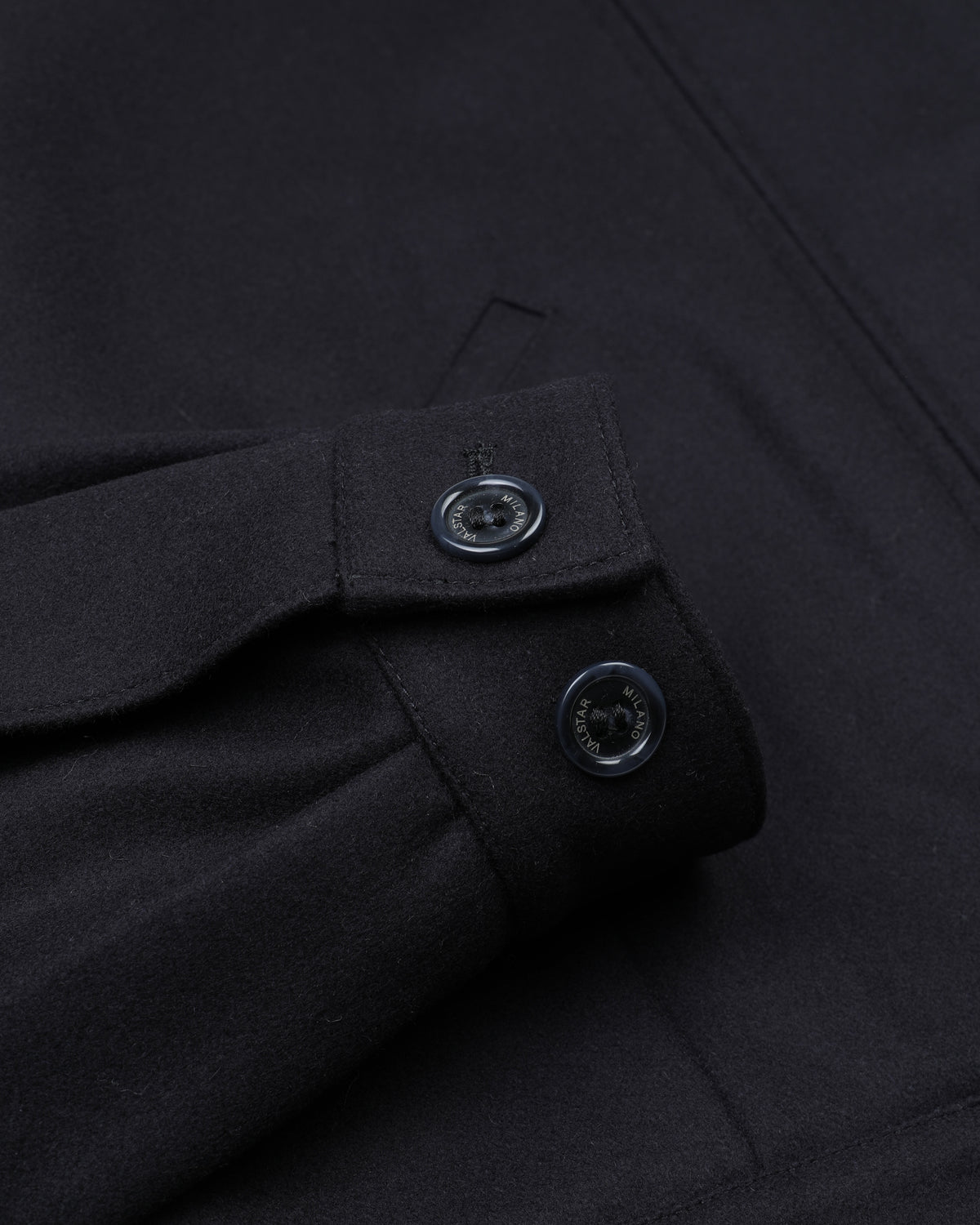 Giubbotto bomber Stan in panno di misto lana, foderato. Blu - Navy