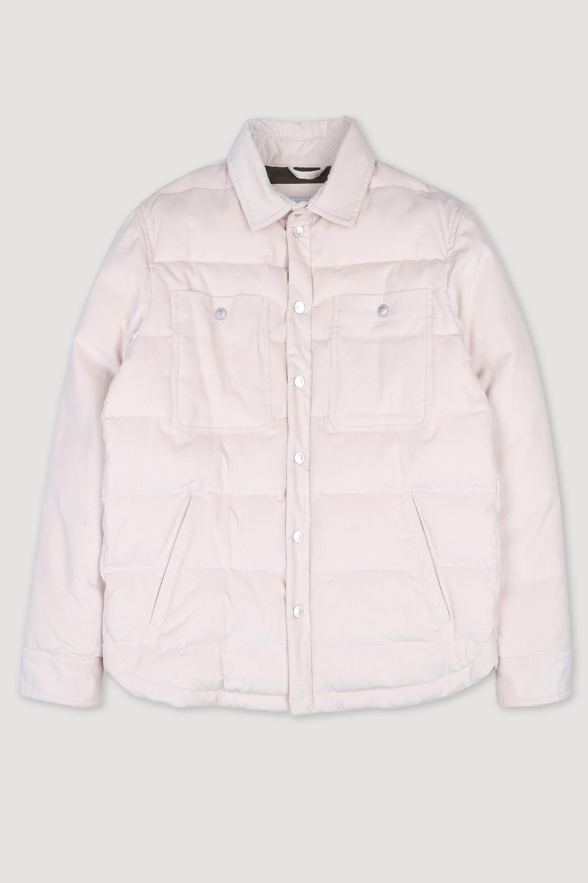 MATT OVERSHIRT , IMBOTTITA PIUMA, VELLUTO - Dust
