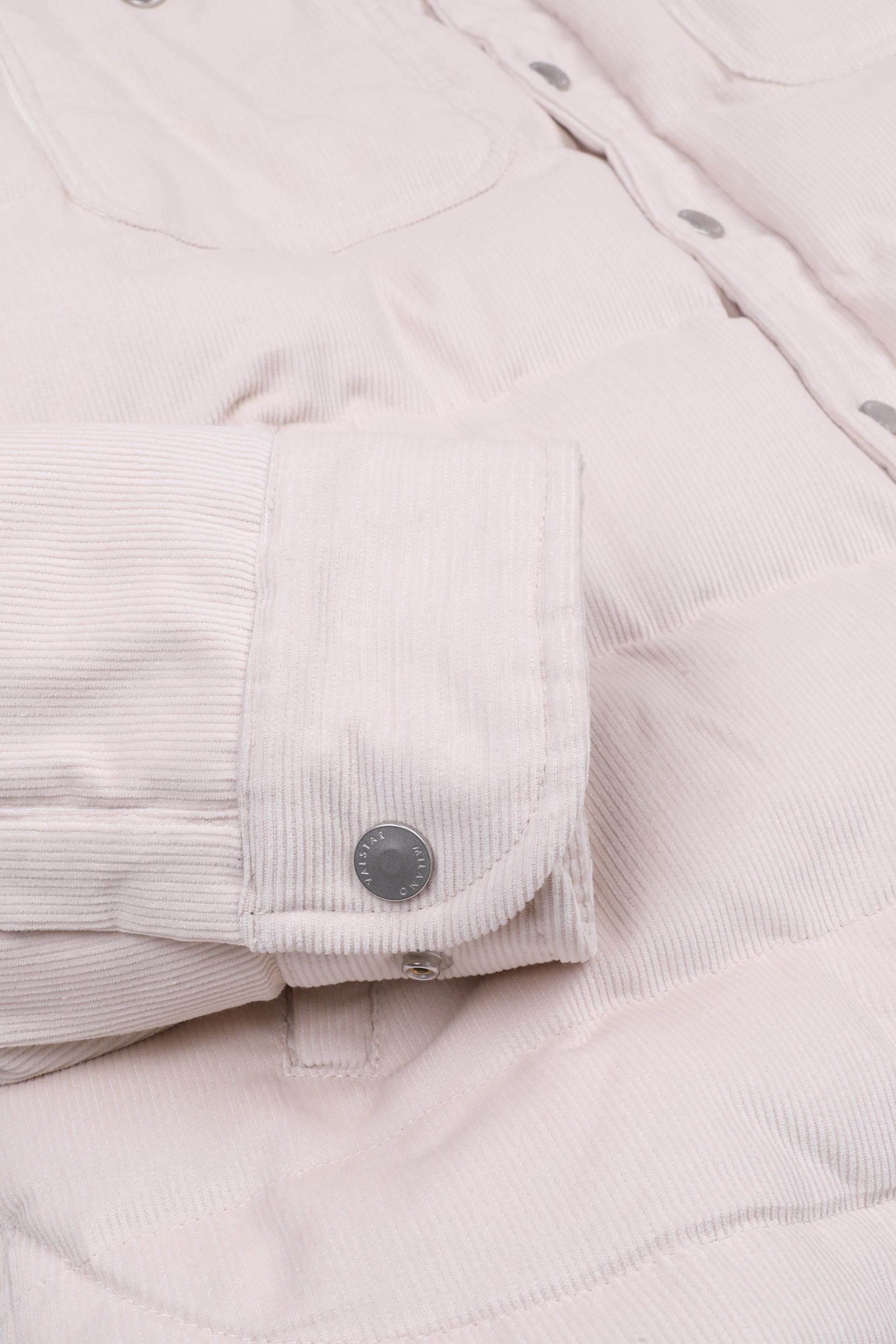MATT OVERSHIRT , IMBOTTITA PIUMA, VELLUTO - Dust