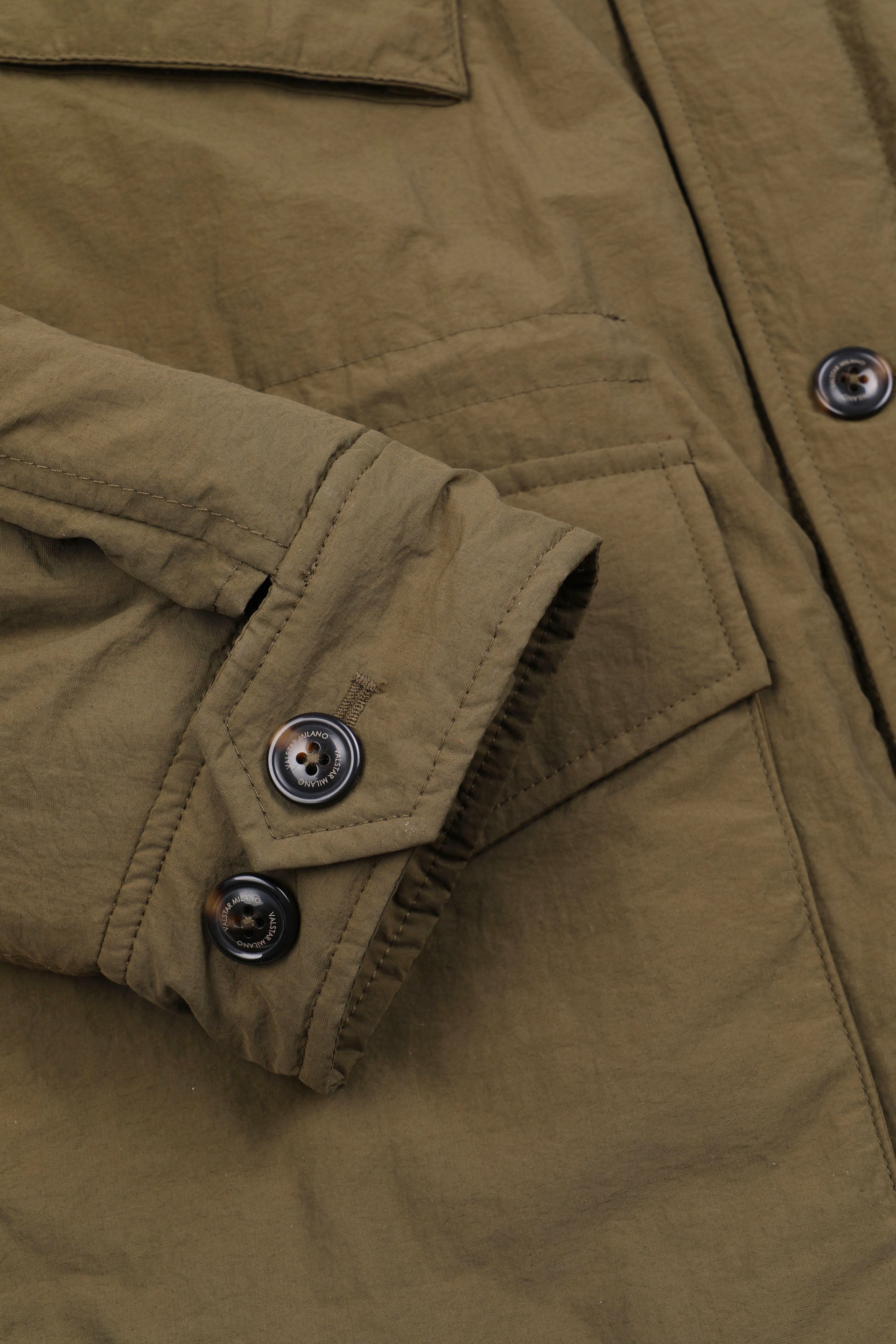 FIELD JACKET, IMBOTTITA, NYLON/COTONE WR - Ficus