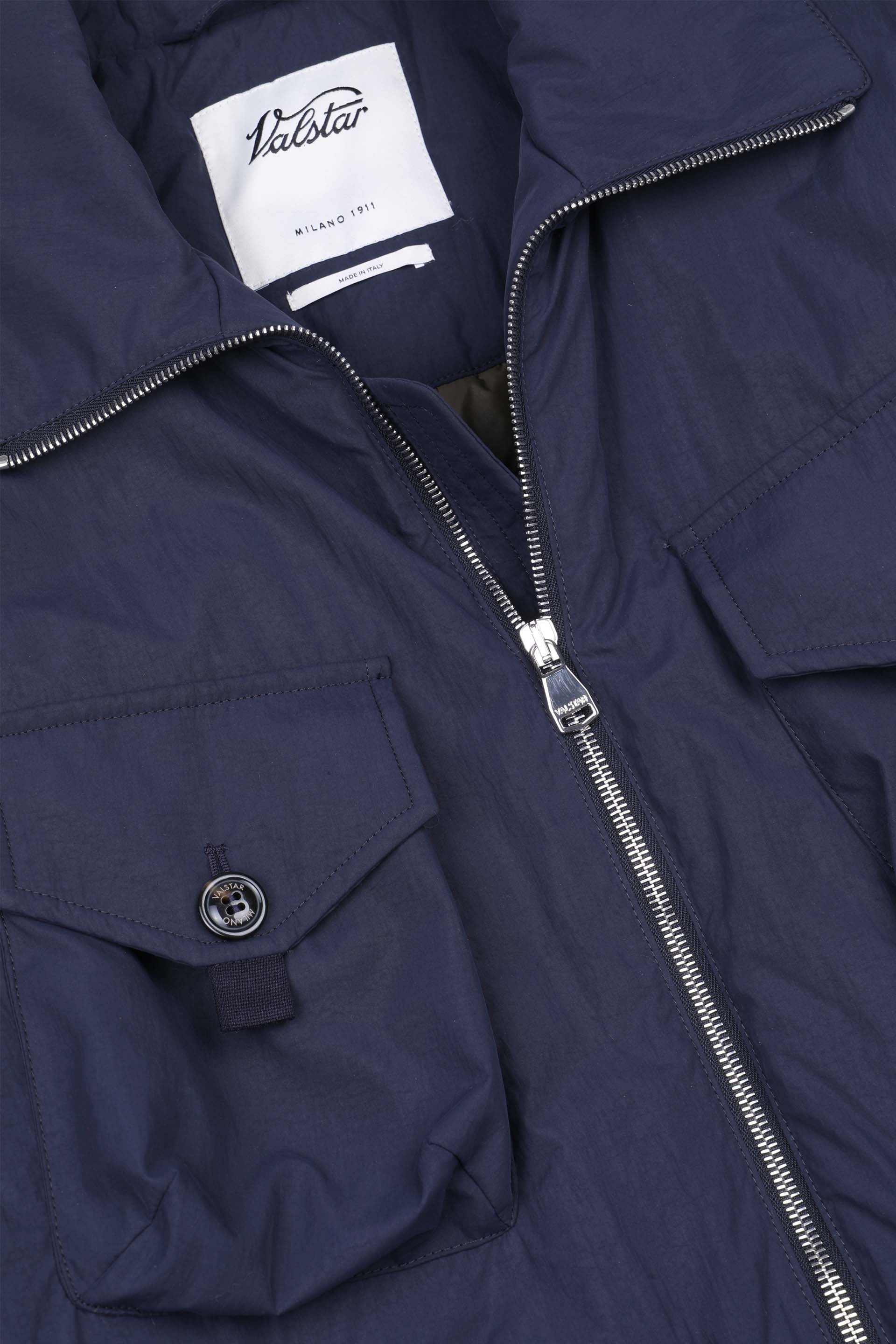 GEORGE FIELD JKT , IMBOTTITA, WR NYLON - Navy blue