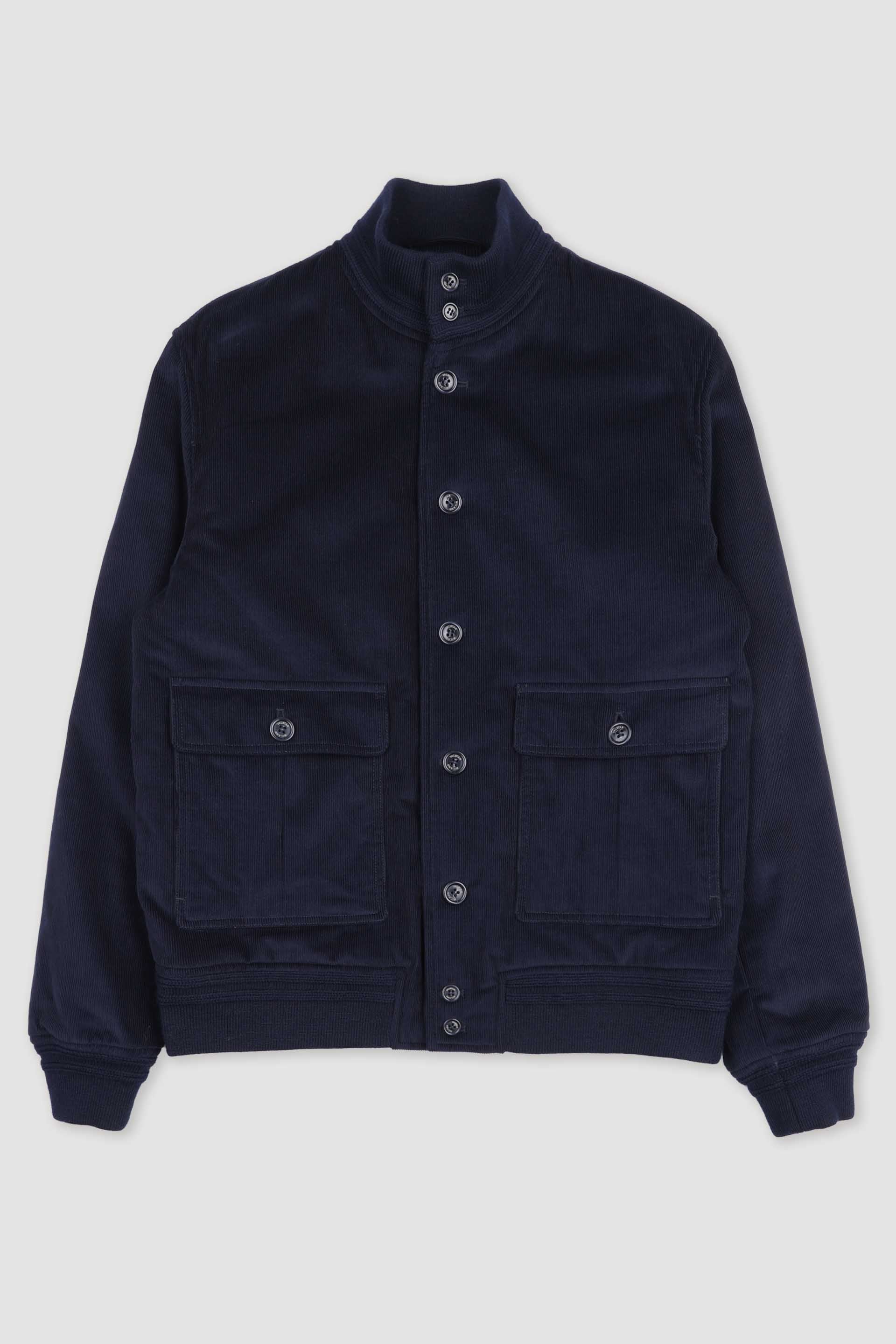 GIUBBOTTO VALSTARINO IMBOTTITO, VELLUTO - Navy blue