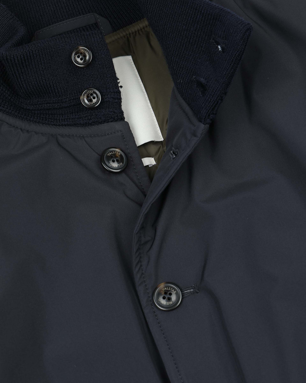 Giubbotto Valstarino in microfibra accoppiata a 3 strati waterproof, imbottito. Blu - Navy