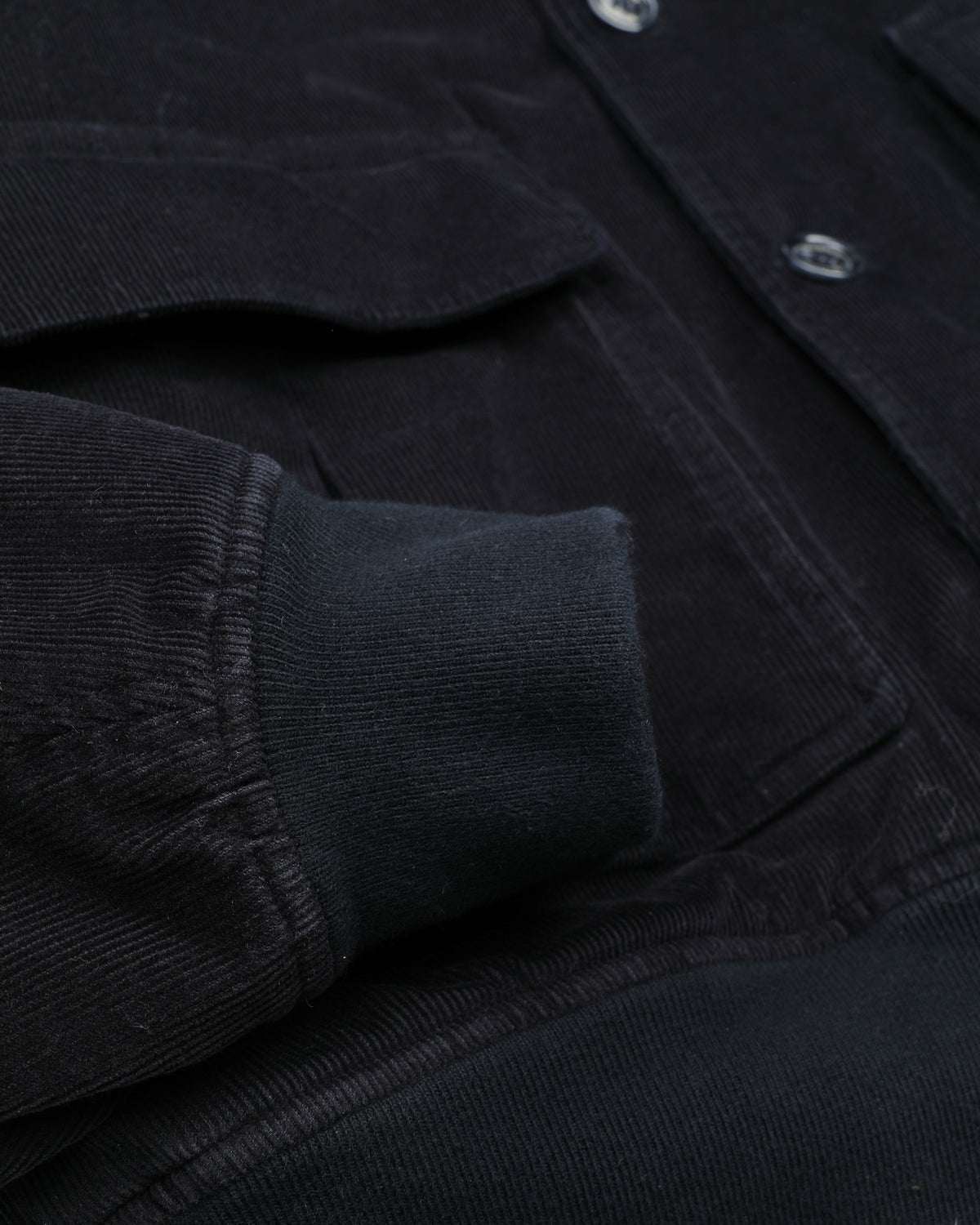 Giubbotto Valstarino in velluto a coste di cotone stretch, imbottito. Blu - Navy
