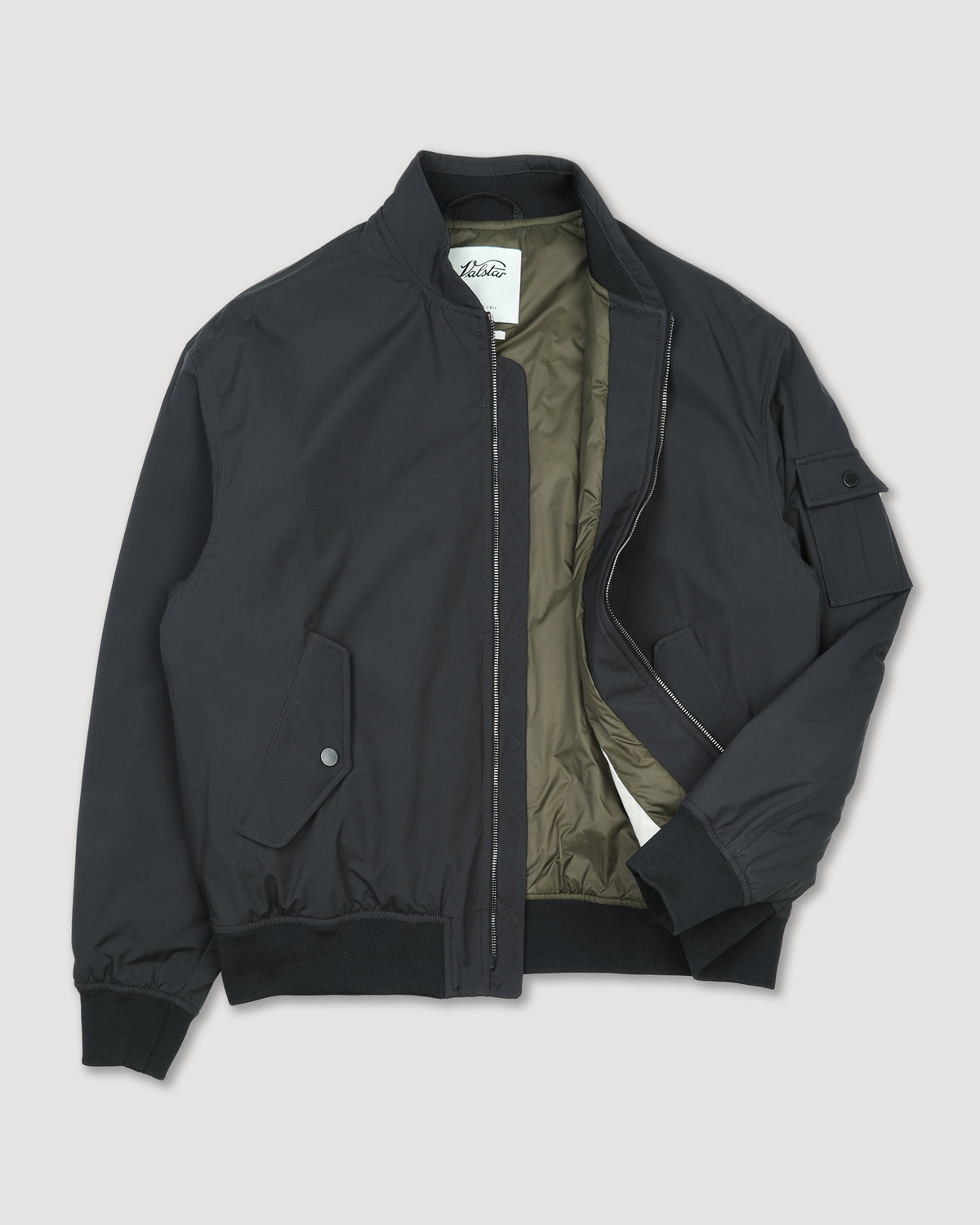 Bomber Billy in microfibra accoppiata a 3 strati waterproof, imbottito. Nero - Black