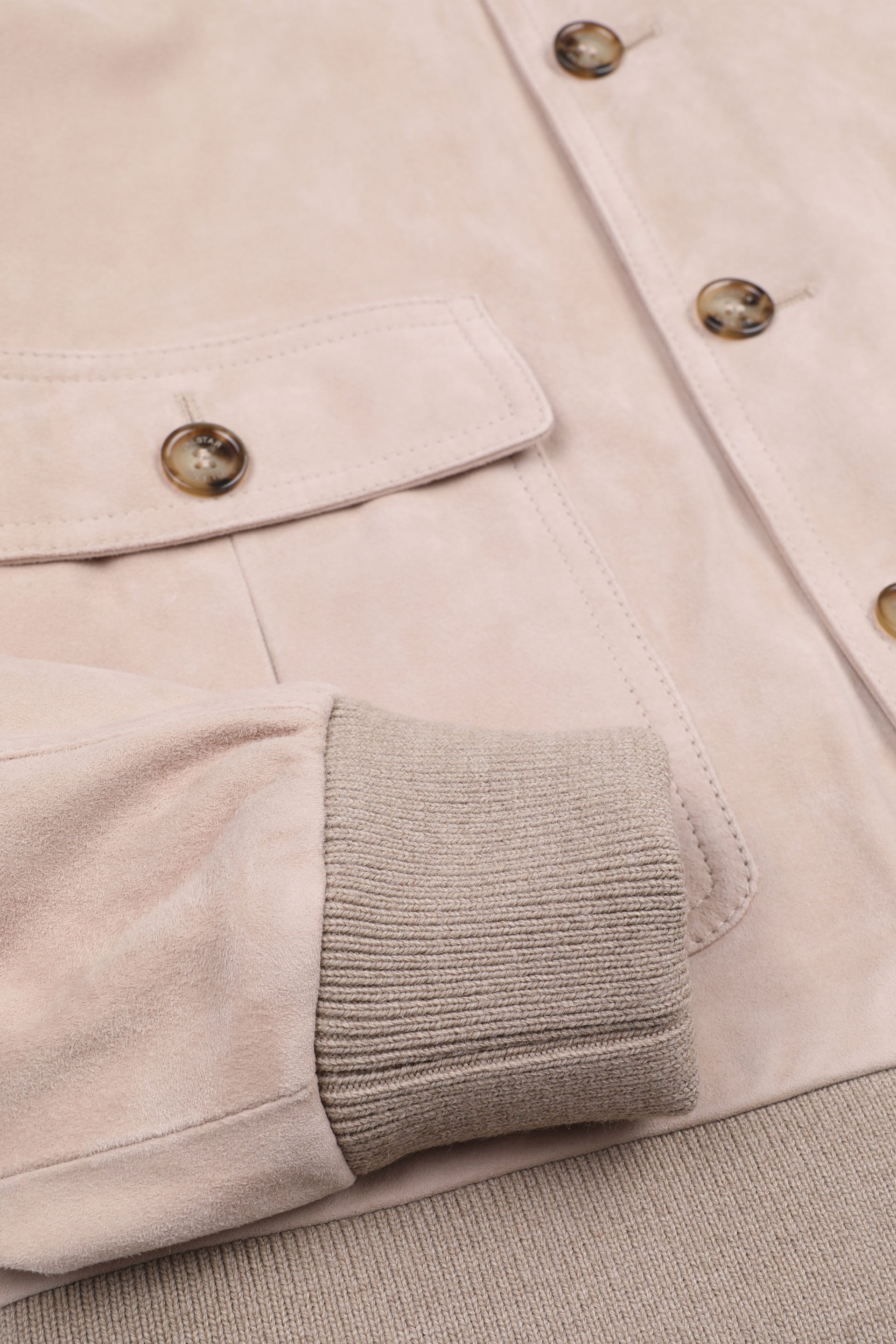 Giubbotto Valstarino in suede, foderato. - Sable