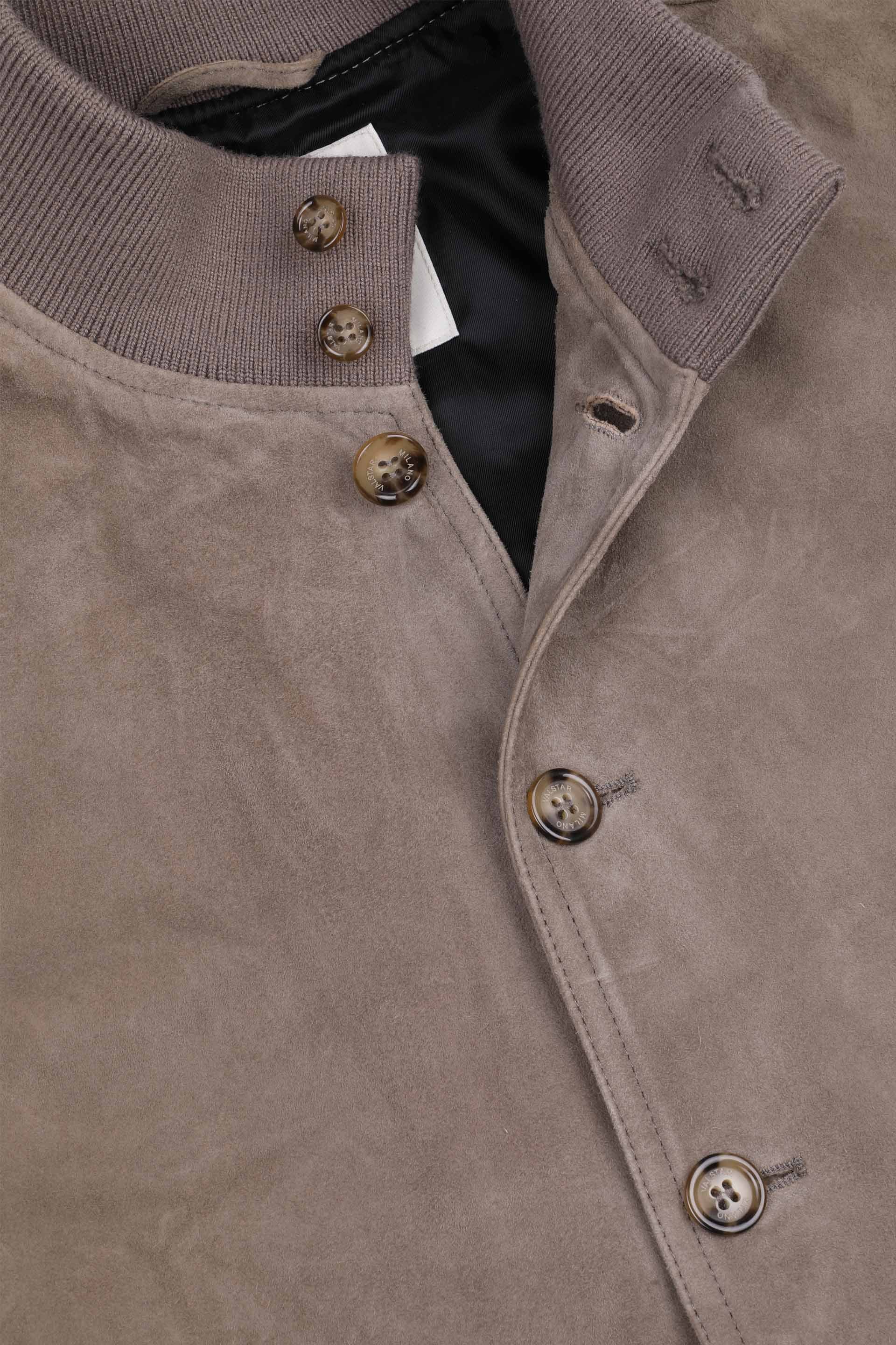Giubbotto Valstarino in suede, foderato. - Metal