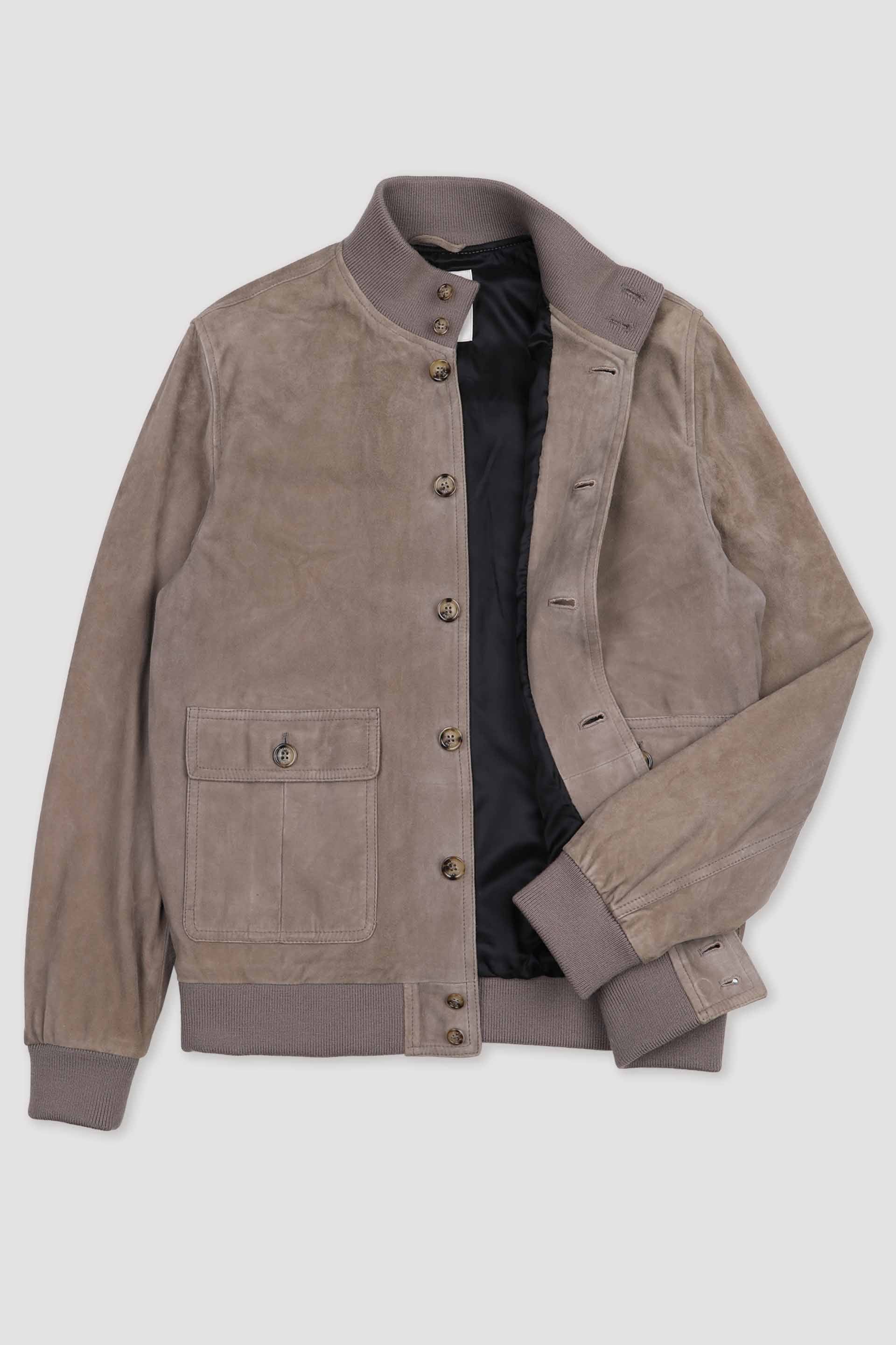 Giubbotto Valstarino in suede, foderato. - Metal