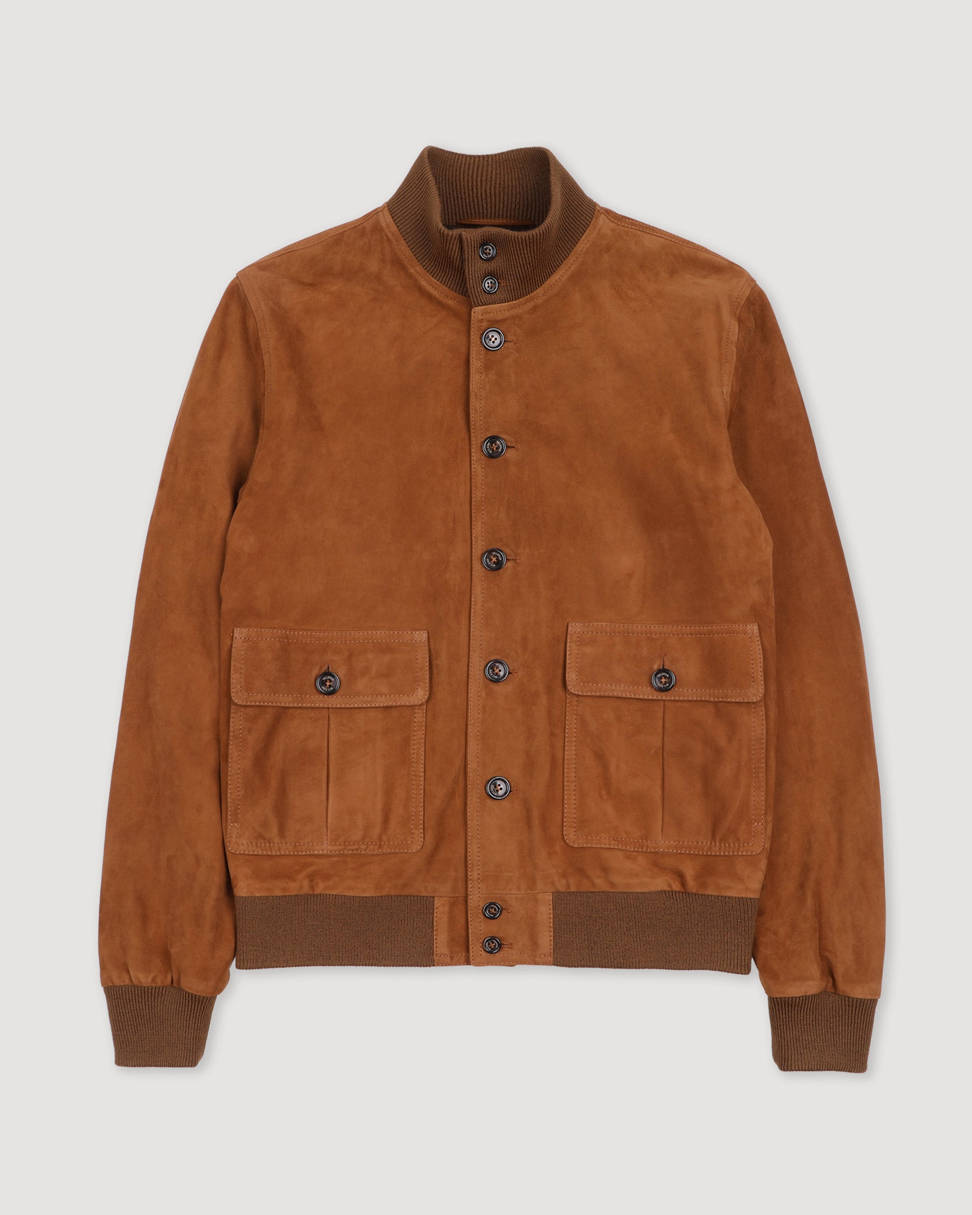 Lined Valstarino jacket in suede leather. Brown - Sandal