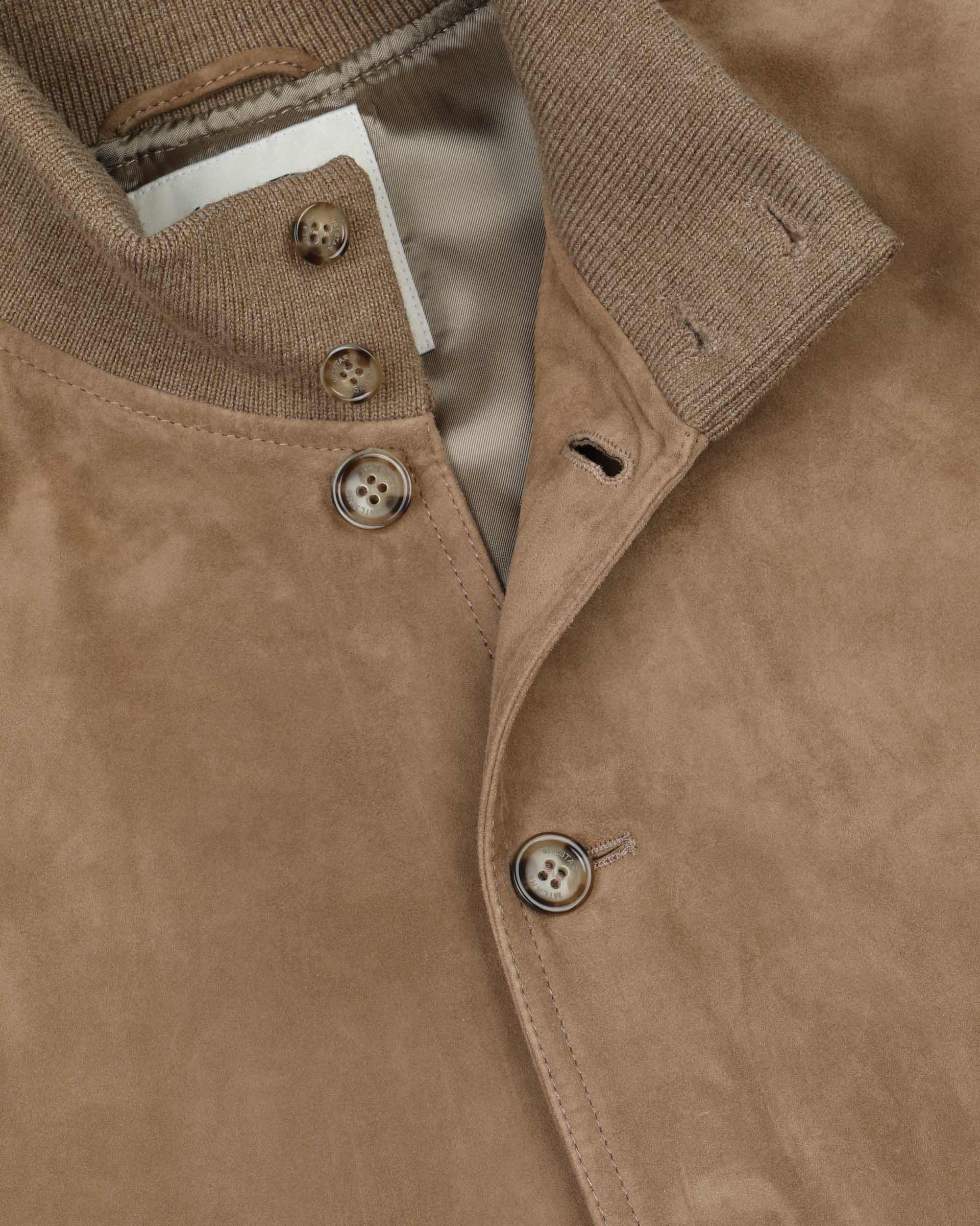 Giubbotto Valstarino in suede, foderato - Grege