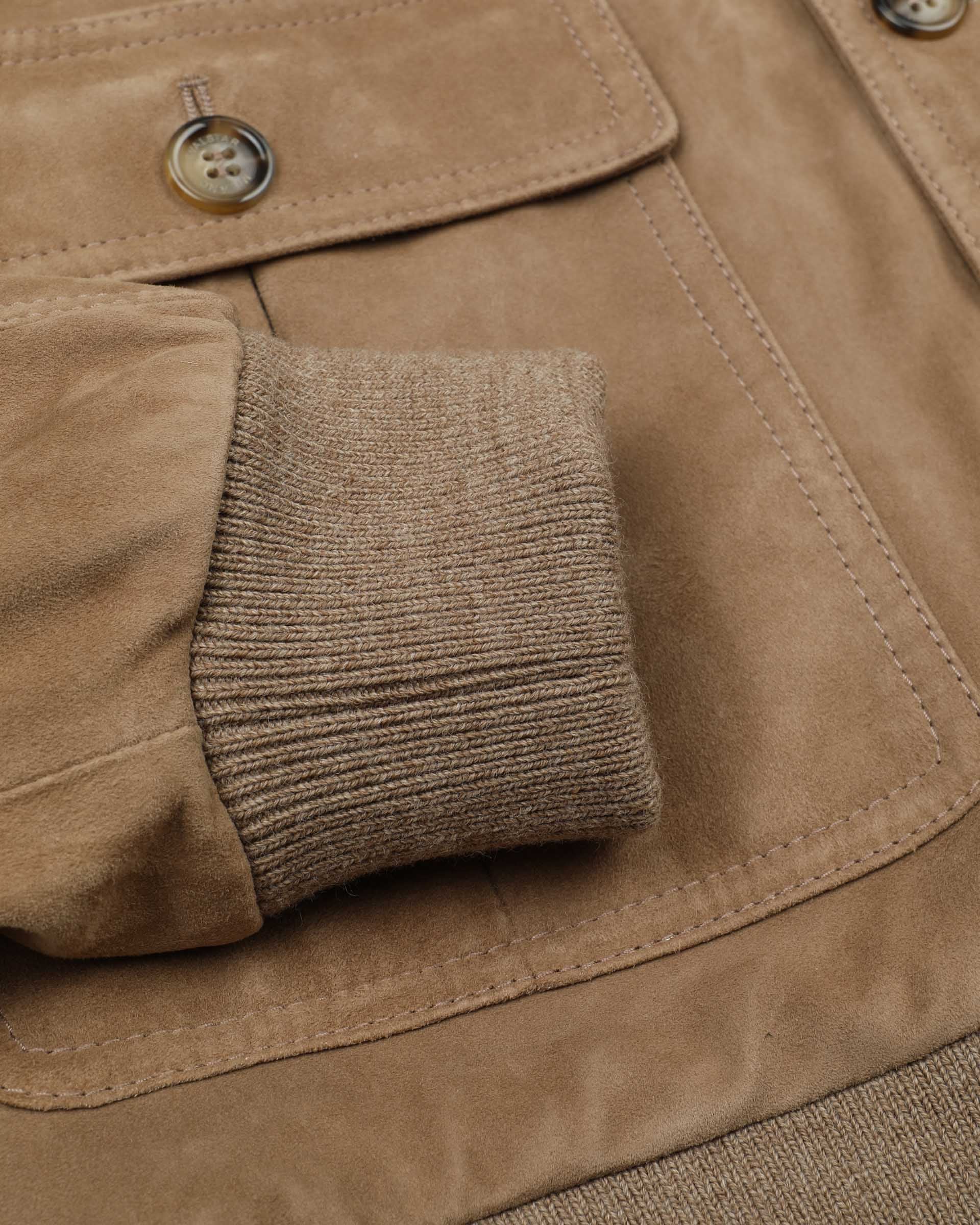 Giubbotto Valstarino in suede, foderato - Grege