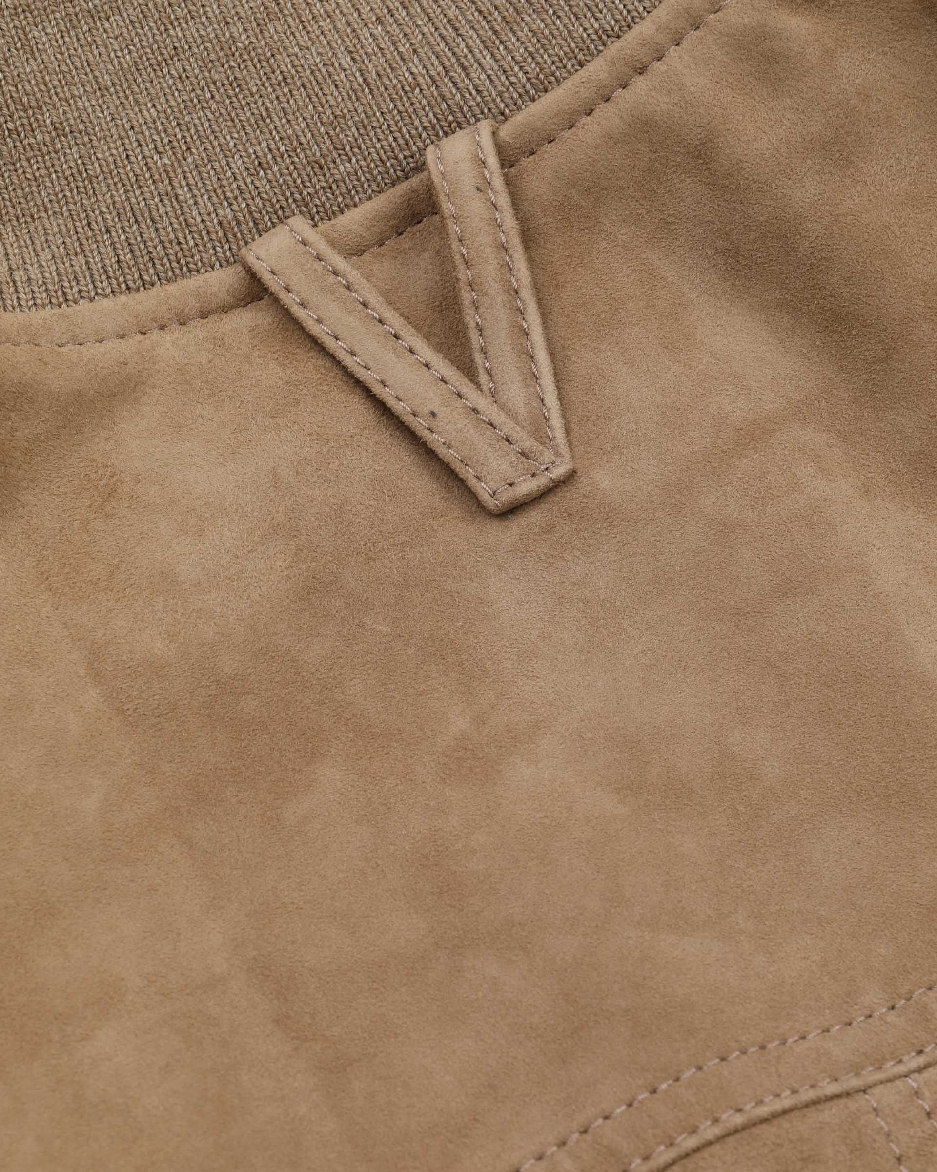 Giubbotto Valstarino in suede, foderato - Grege