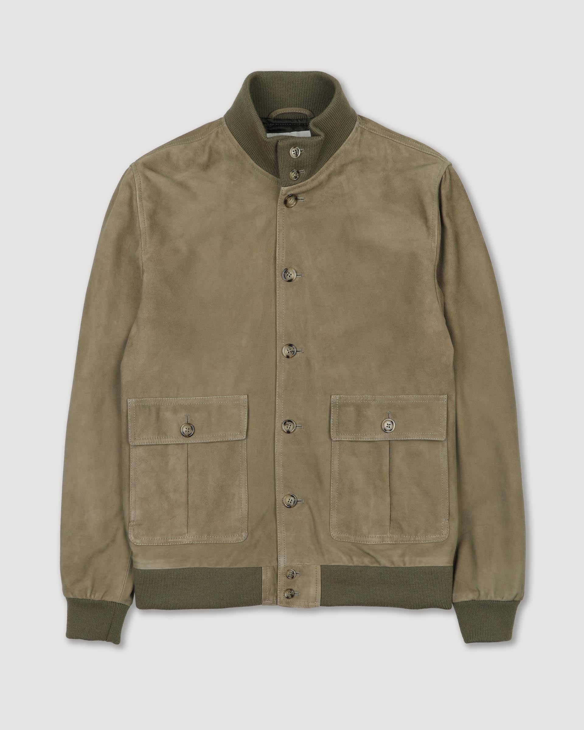Giubbotto Valstarino in suede, foderato - Soldier