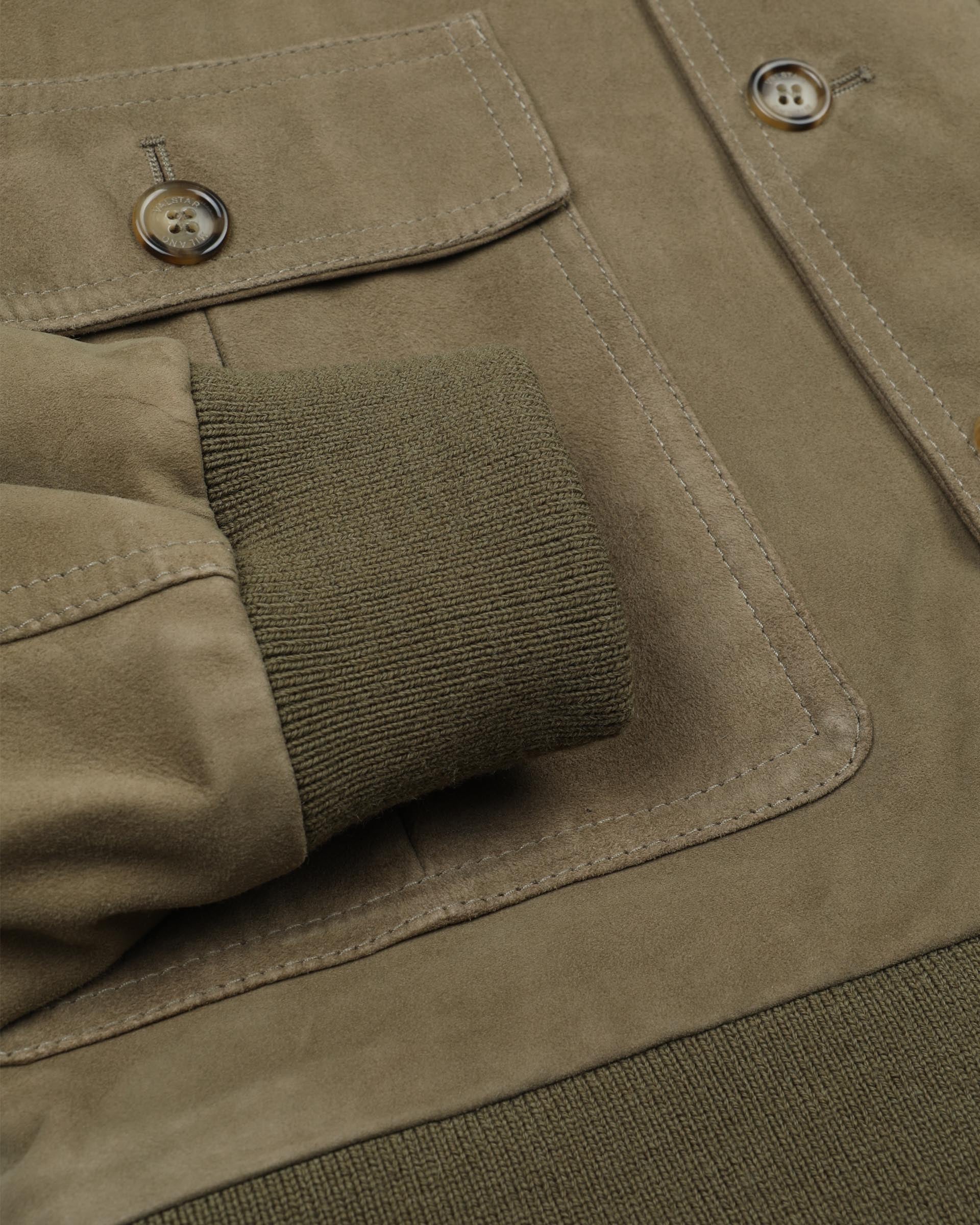 Giubbotto Valstarino in suede, foderato - Soldier