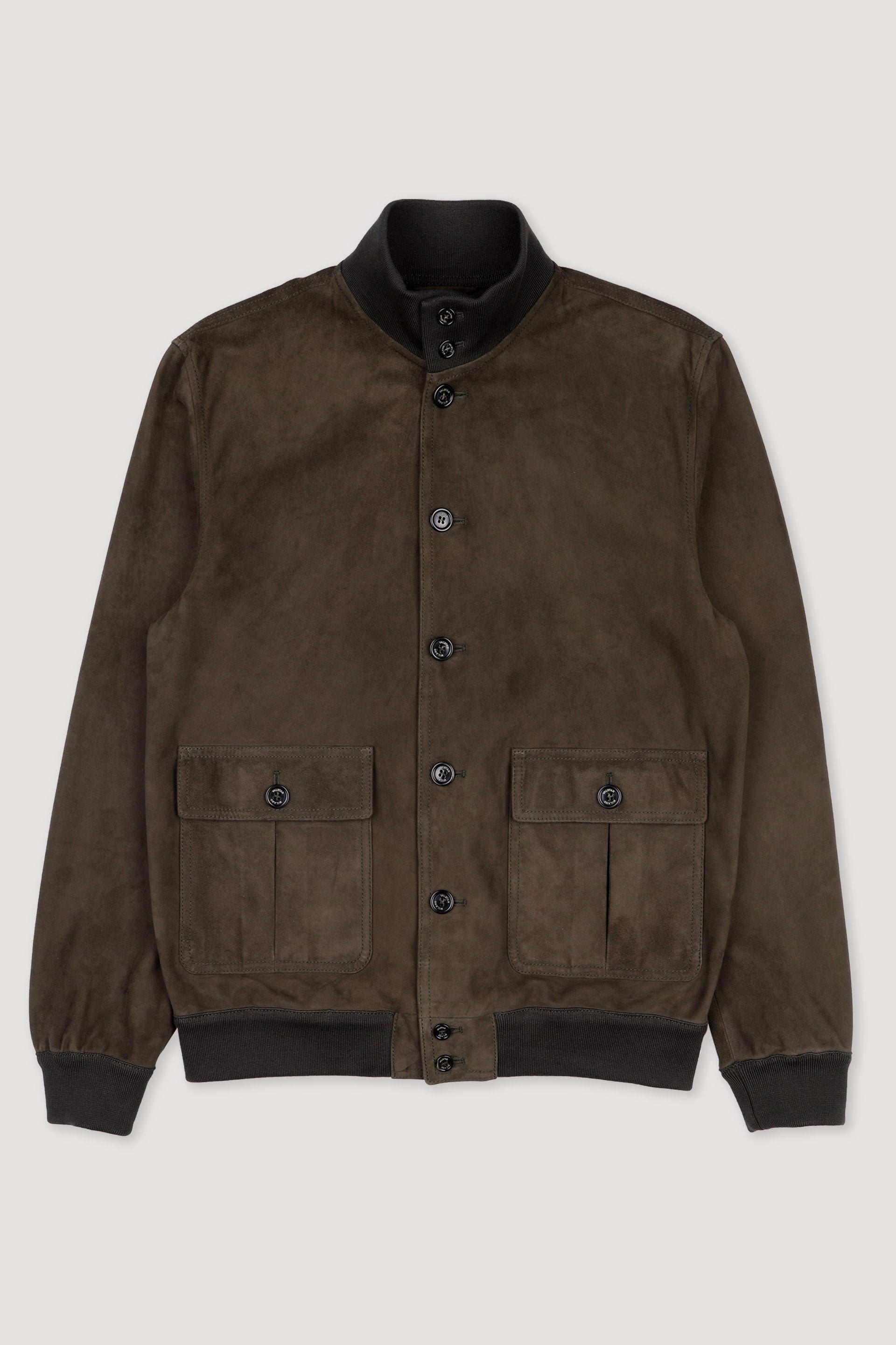 ジャケット・アウター valstarino size46 Unlined Valstarino jacket in suede leather. Green - Muschio