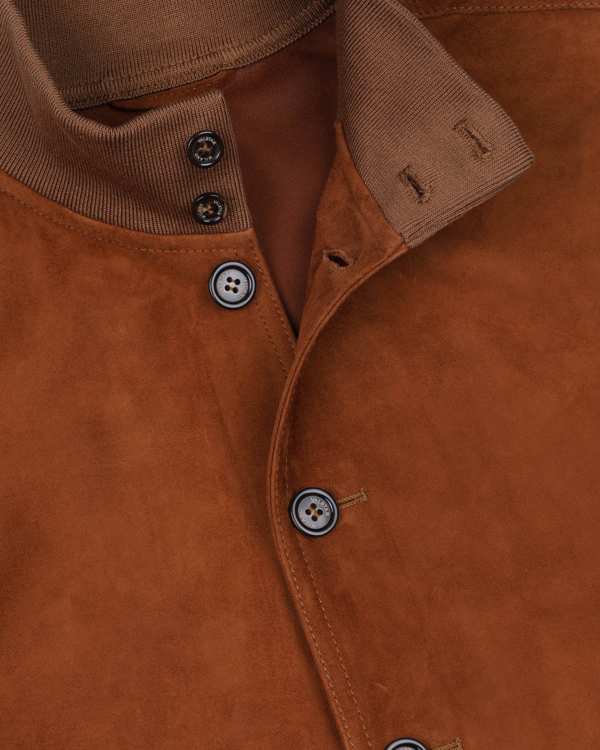 Giubbotto Valstarino in suede, sfoderato. Marrone - Sandal