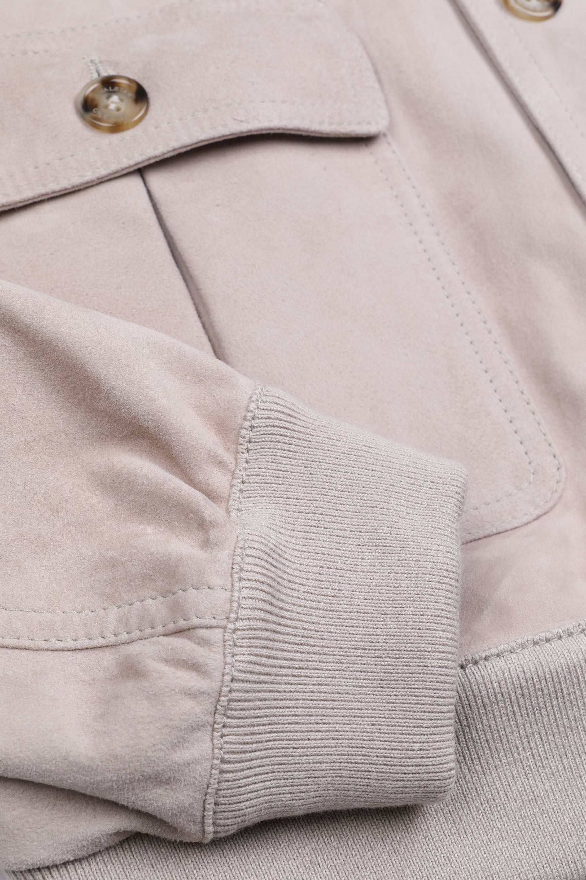 ジャケット・アウター 1970s Valstarino Jacket Beige Unlined Valstarino jacket in suede leather. Cream - Canvas