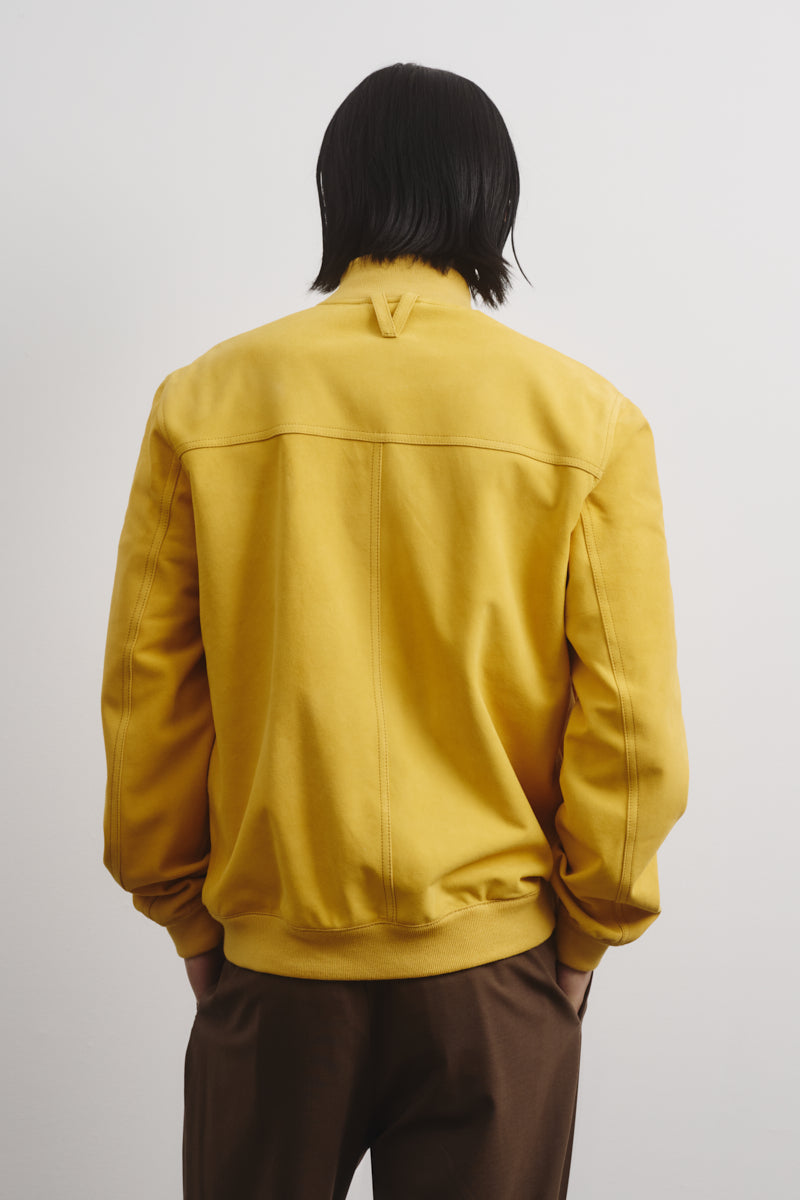 GIUBBOTTO VALSTARINO, SFODERATO, SUEDE - Barley