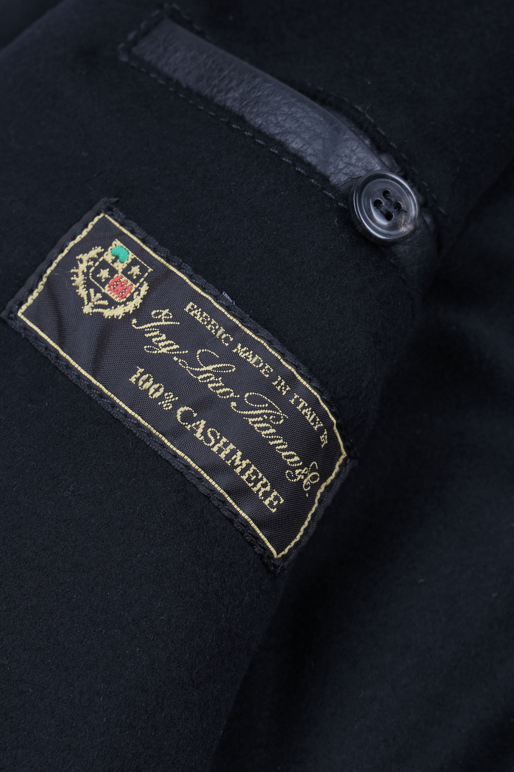 GIUBBOTTO VALSTARINO, FODERATO I PURO CASHMERE, PELLE DI CERVO - Black