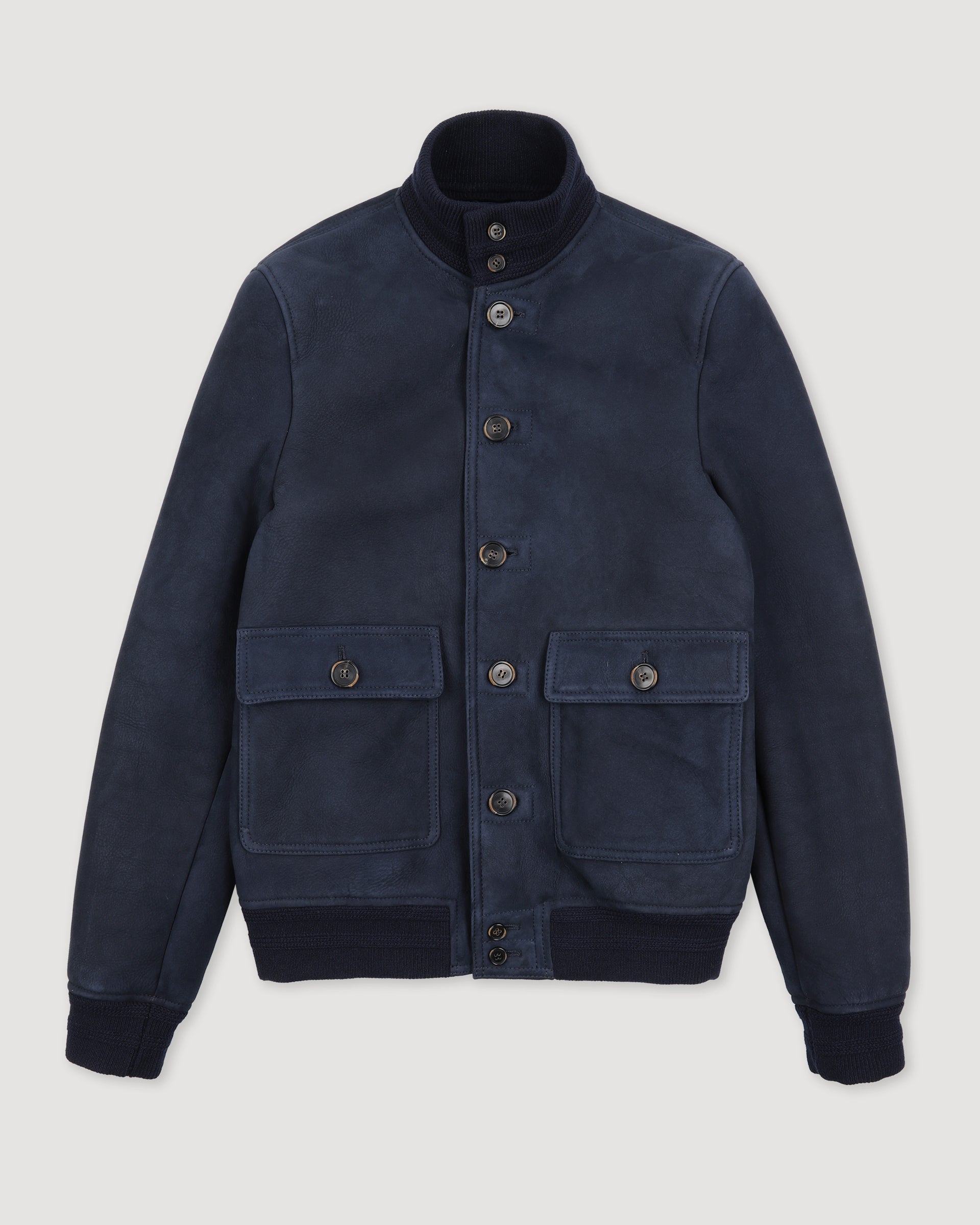 Giubbotto Valstarino in montone. - Dark blue