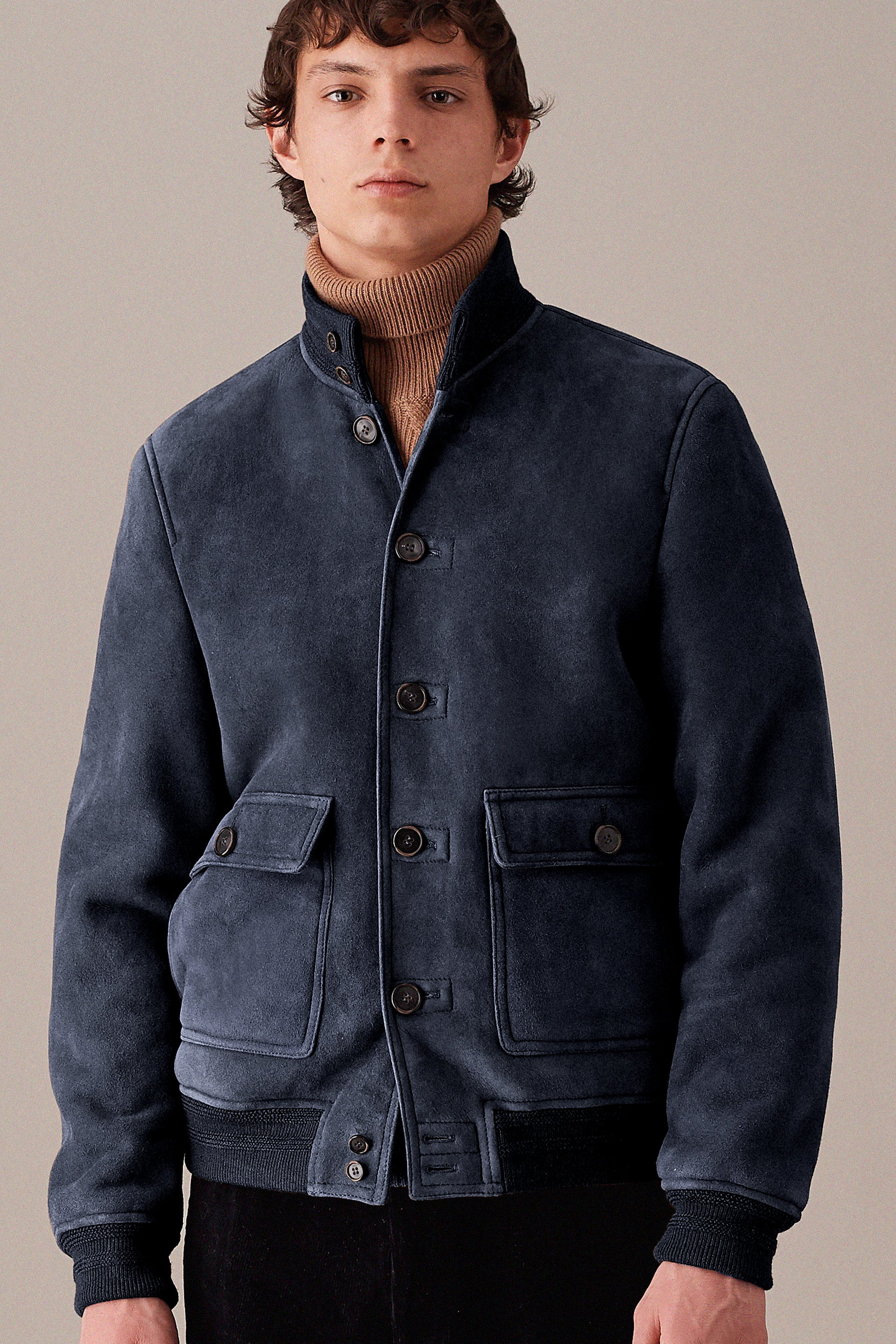 GIUBBOTTO VALSTARINO IN MONTONE - Dark blue