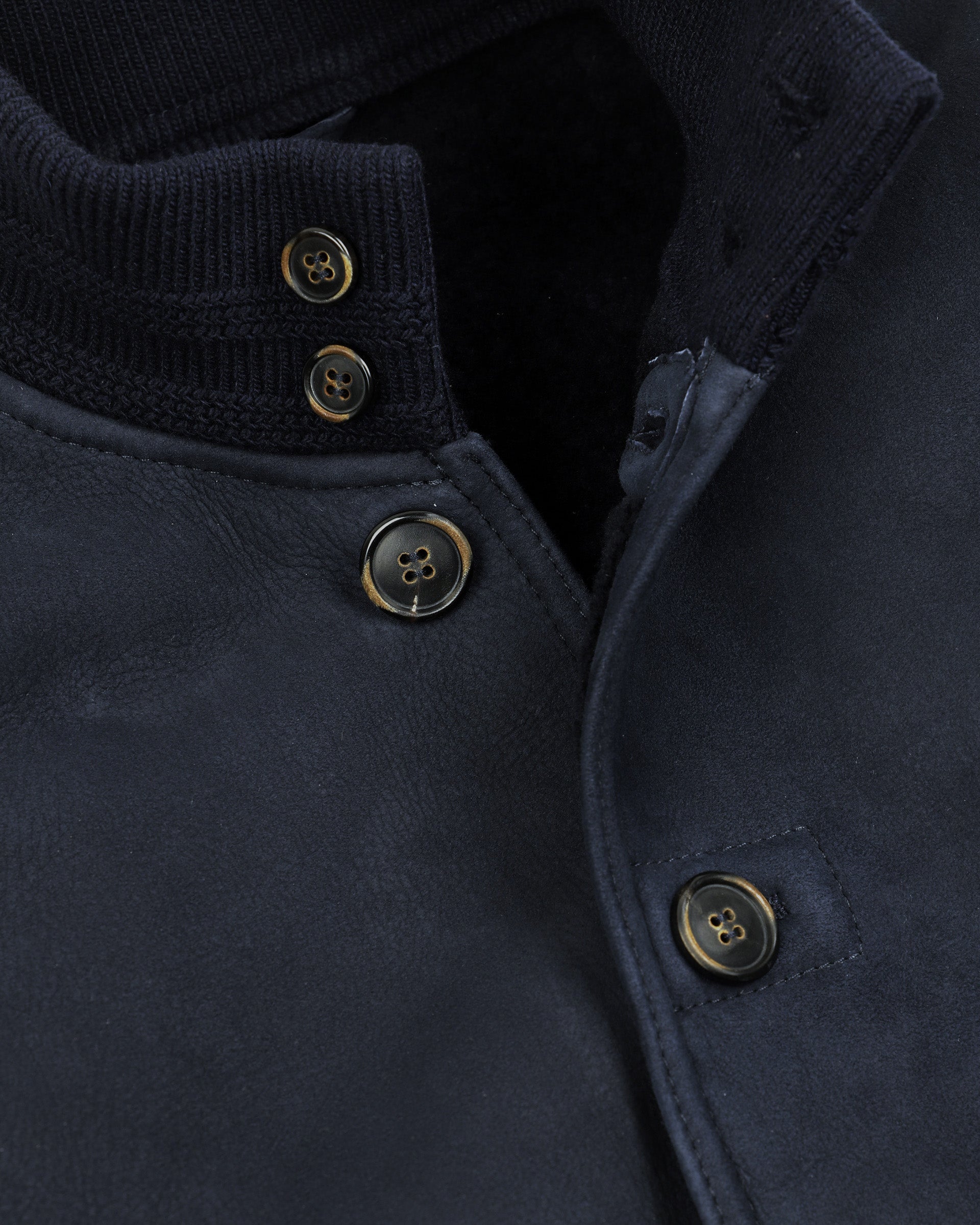Giubbotto Valstarino in montone. - Dark blue