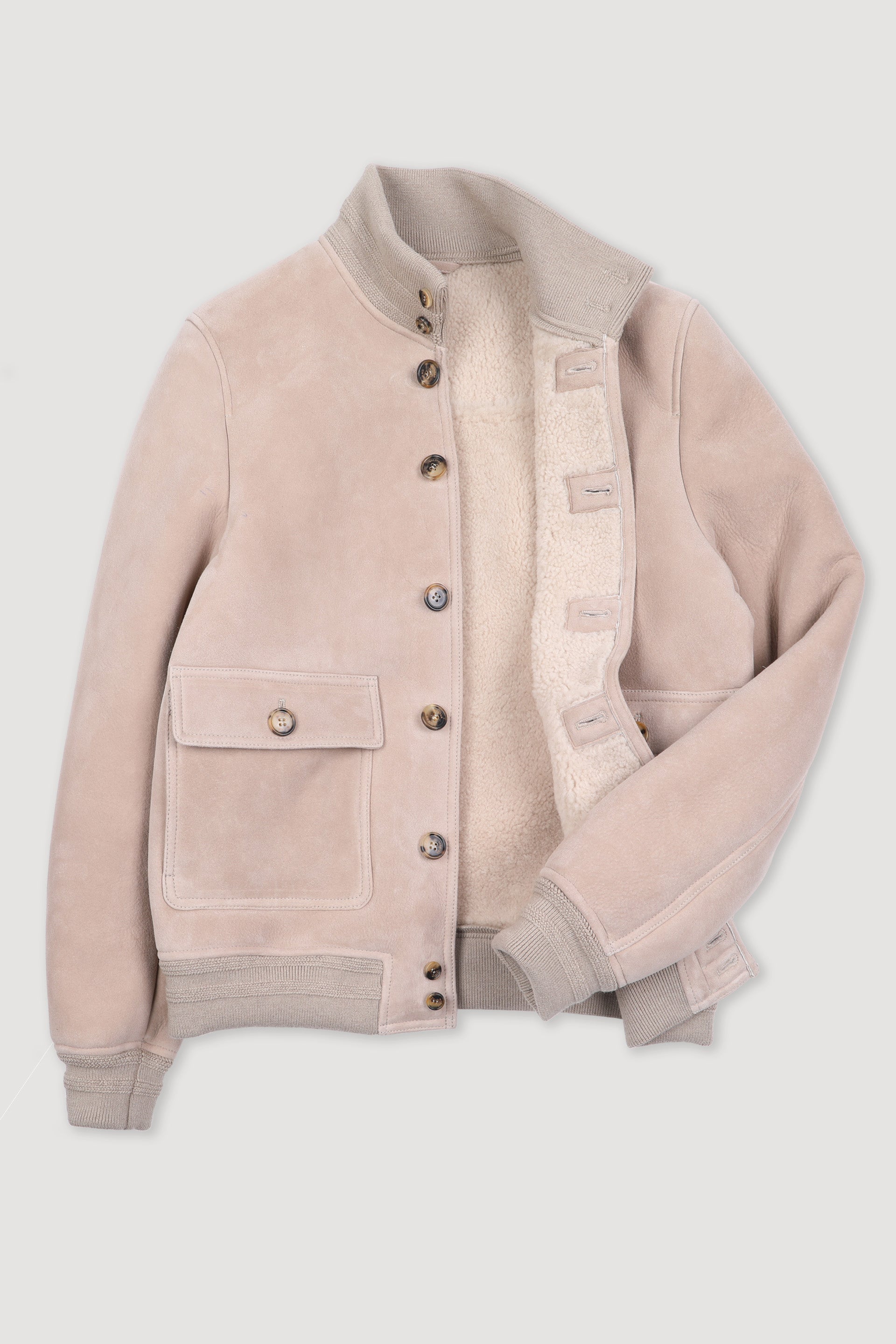 Shearling suede Valstarino, Beige - Sable