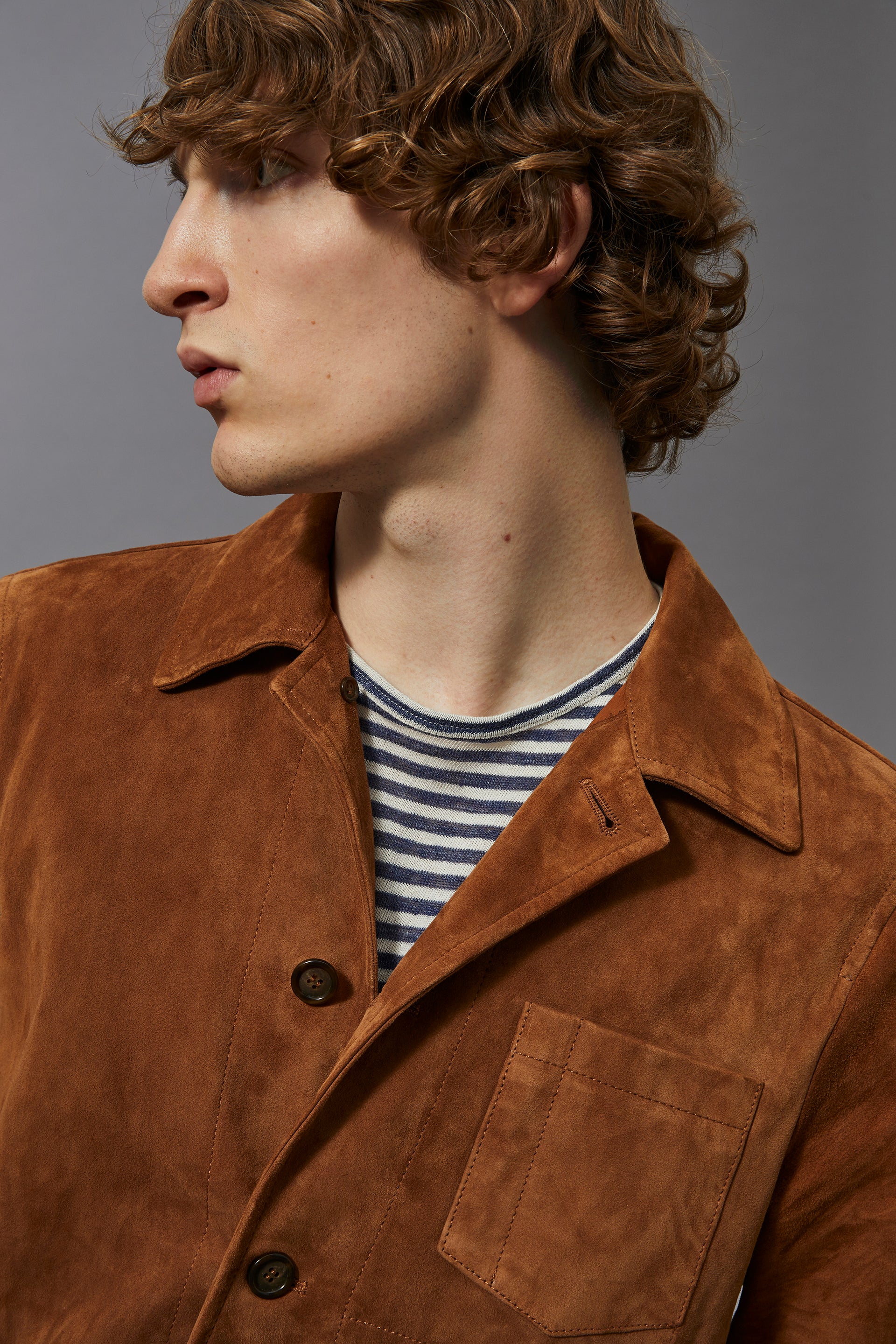 CHORE JACKET, SOFT SUEDE - Sandal
