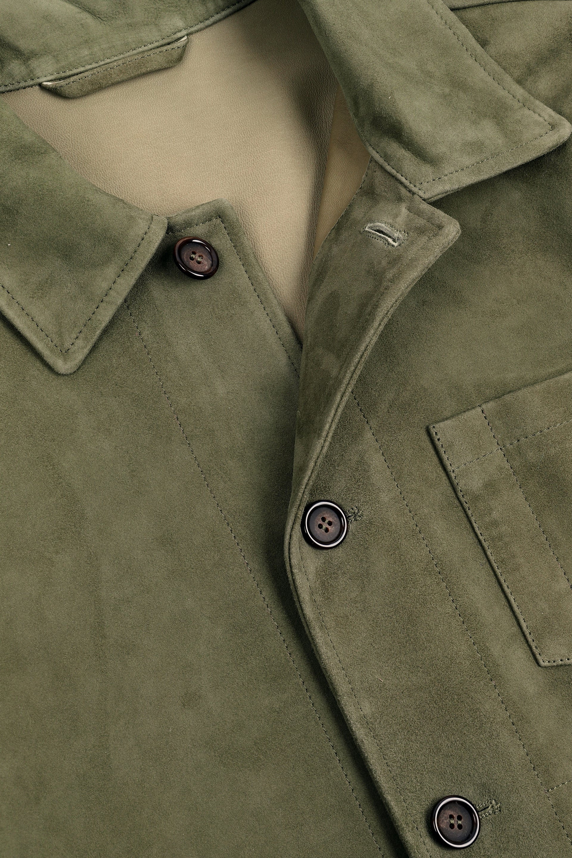 CHORE JACKET, SOFT SUEDE - Ficus
