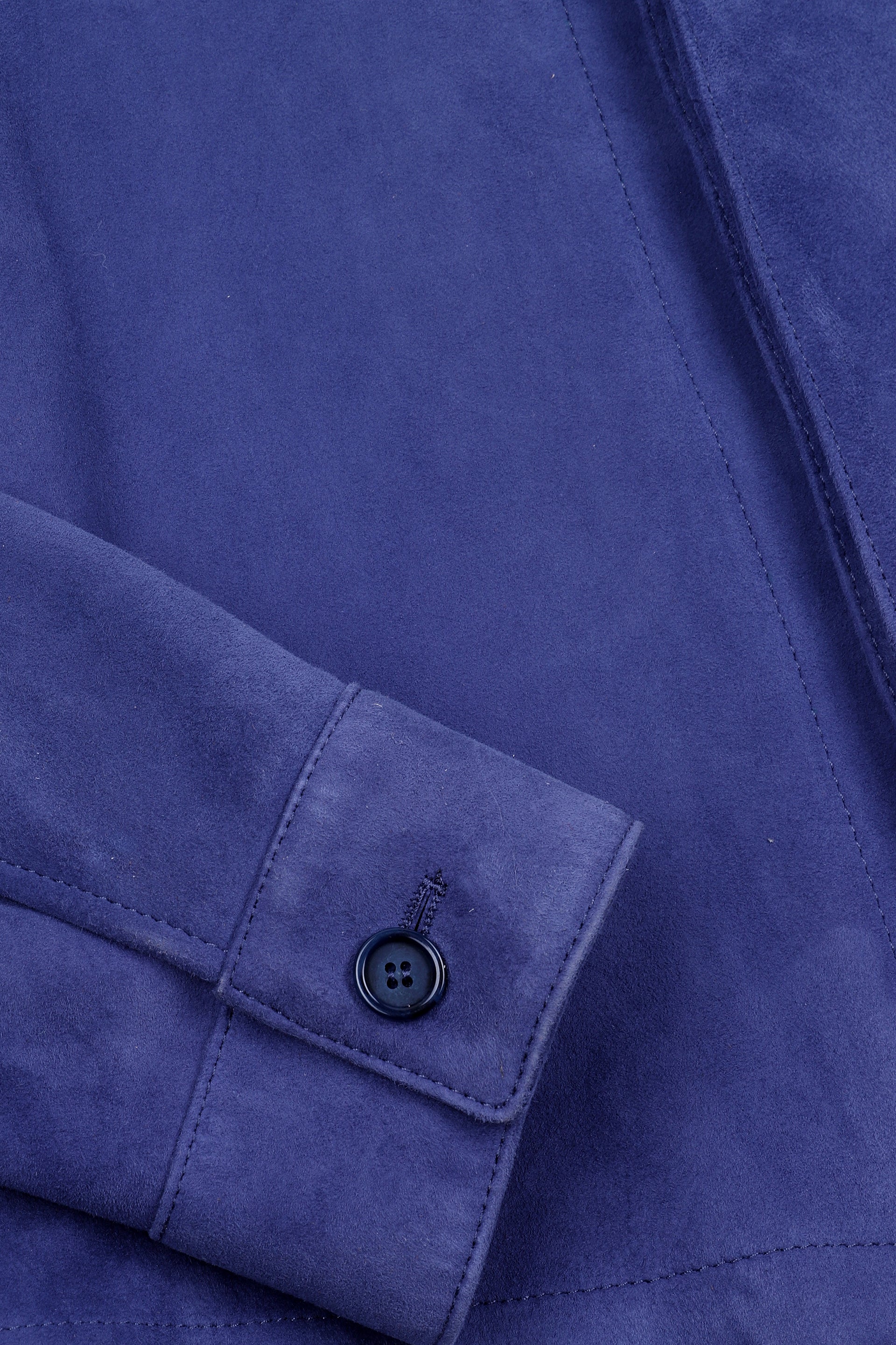 OVERSHIRT , SFODERATO, SOFT SUEDE - Blue