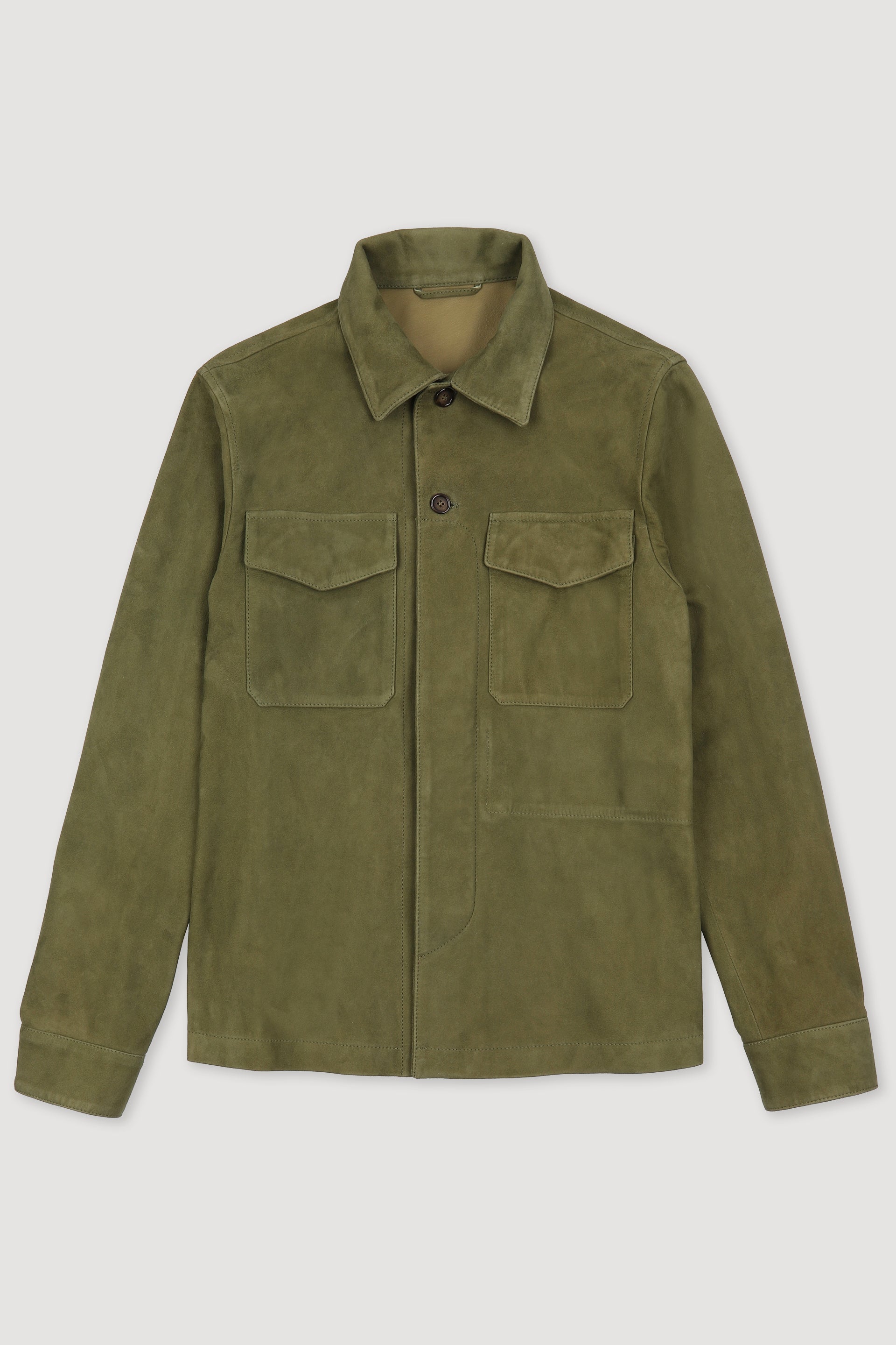 OVERSHIRT , SFODERATO, SOFT SUEDE - Ficus