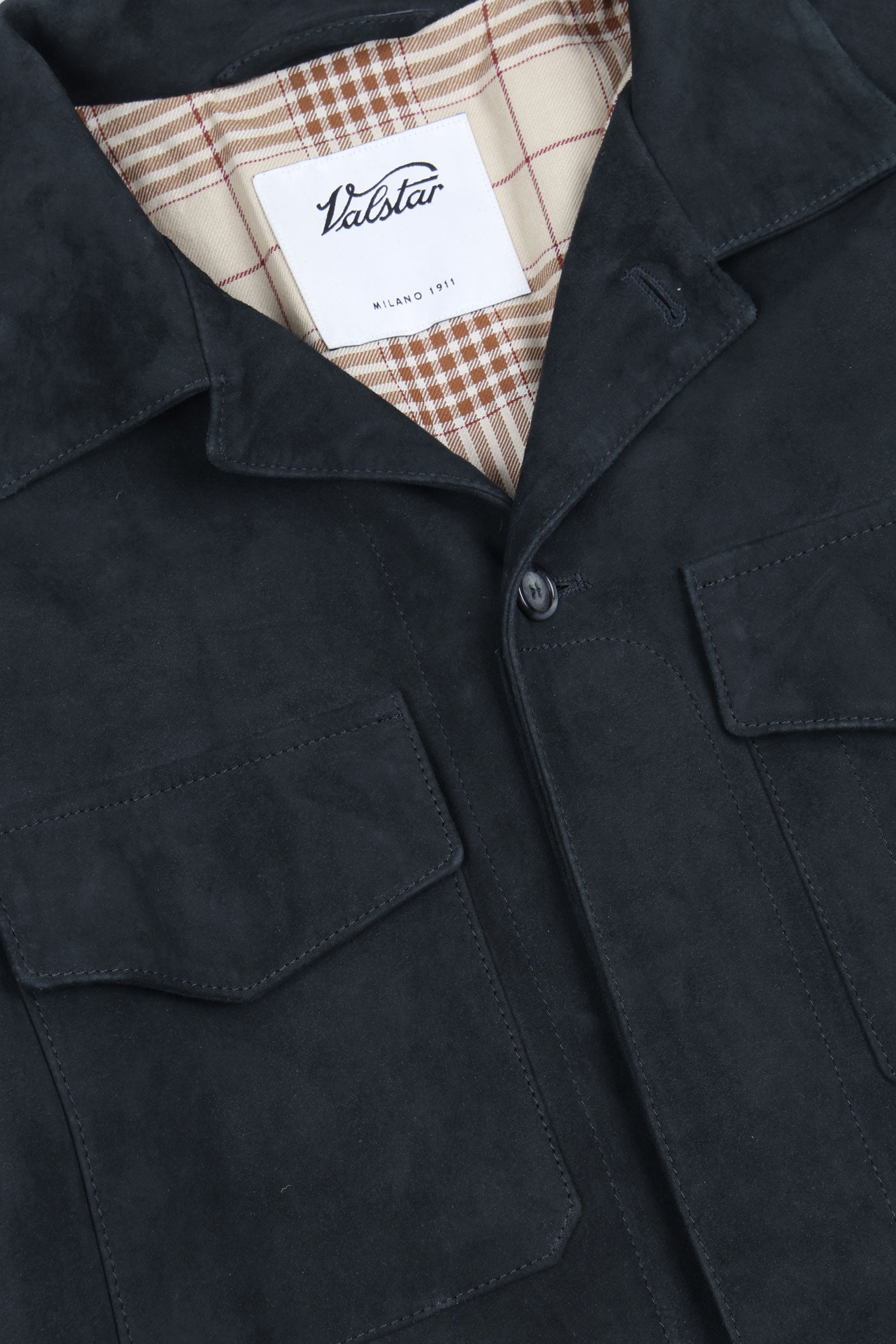 OVERSHIRT , SFODERATO, SOFT SUEDE - Almost black
