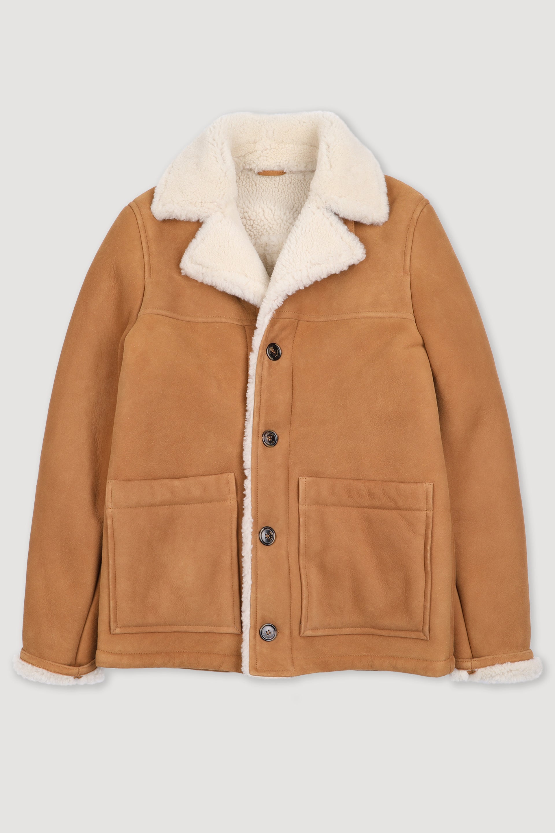 CHORE JACKET, SOFT SUEDE - Sandal/cream