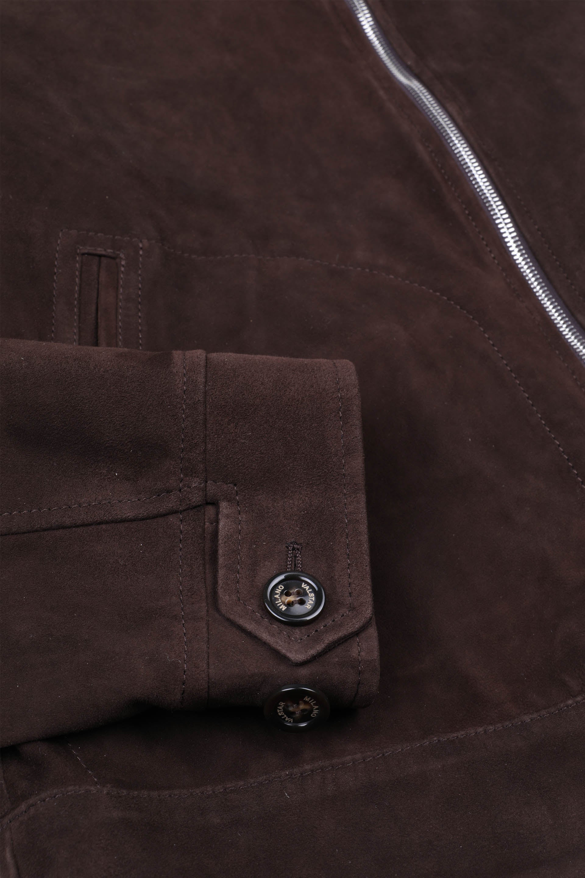 GORDON, GIUBBOTTO MILITARE, SFODERATO, LIGHT SOFT SUEDE - Caffè