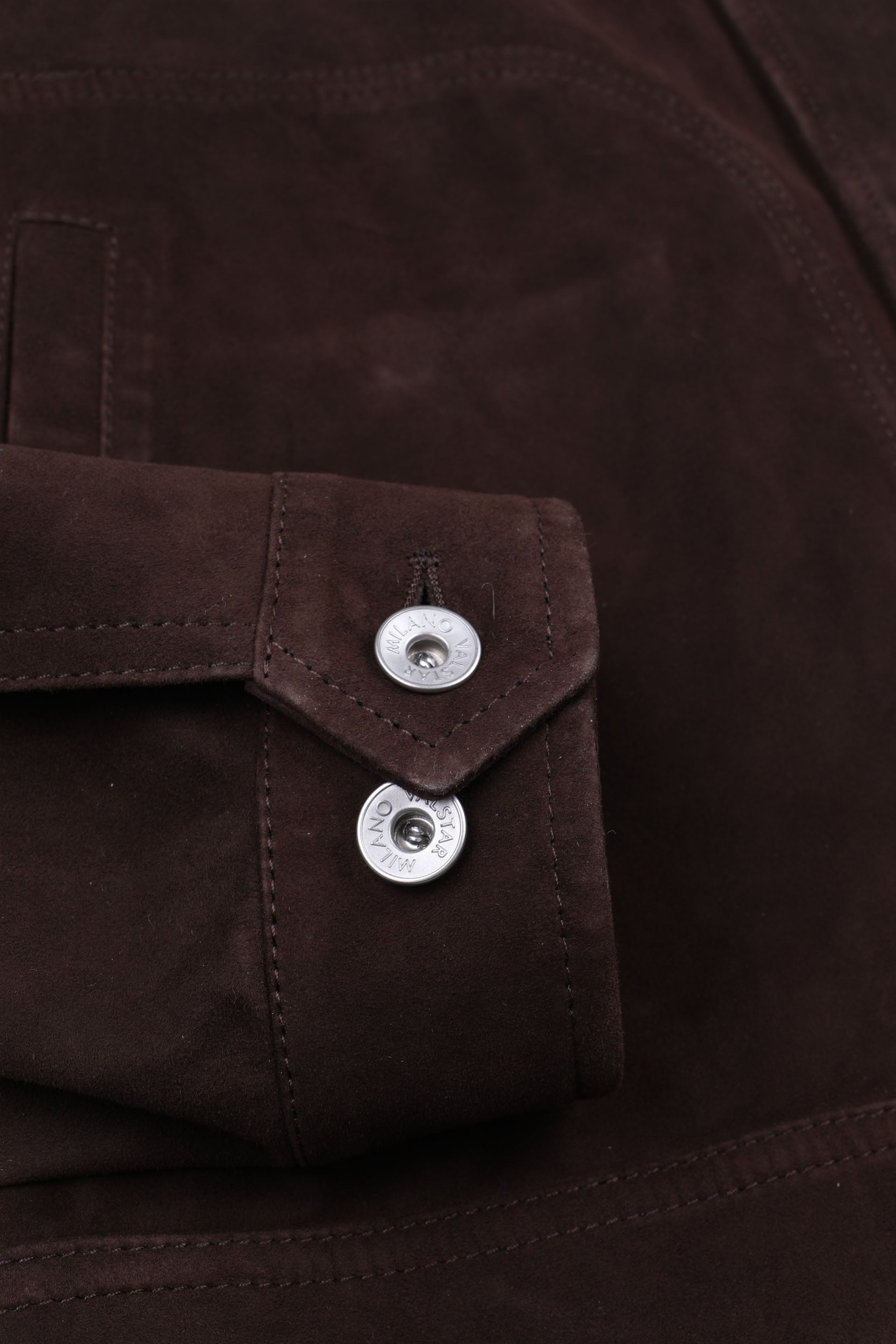 PRESLEY, GIUBBOTTO TRUCKER, SFODERATO, LIGHT SOFT SUEDE - Coffee